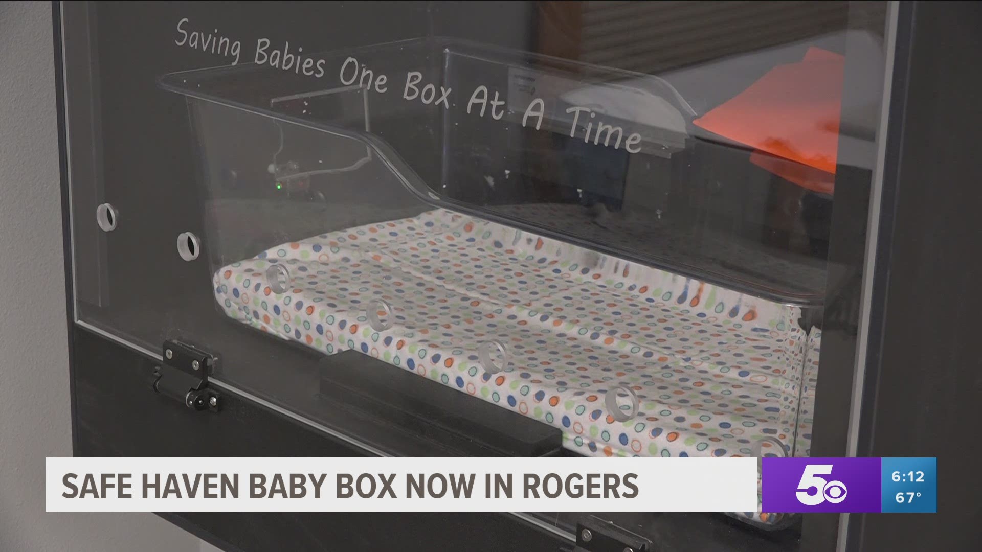 Mothers in crisis can surrender their infant in the box anonymously and safely with no questions asked.