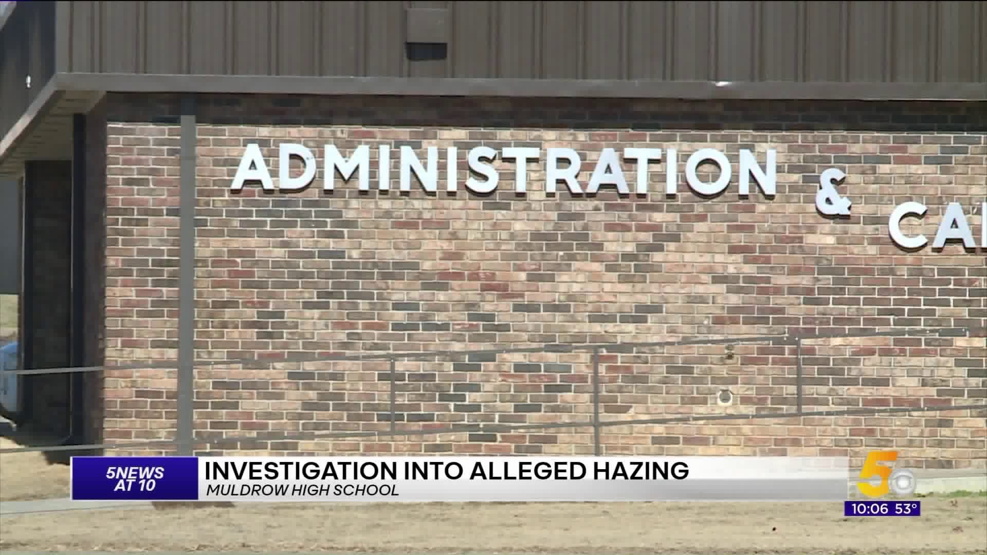Investigation into Alleged Hazing at Muldrow High School