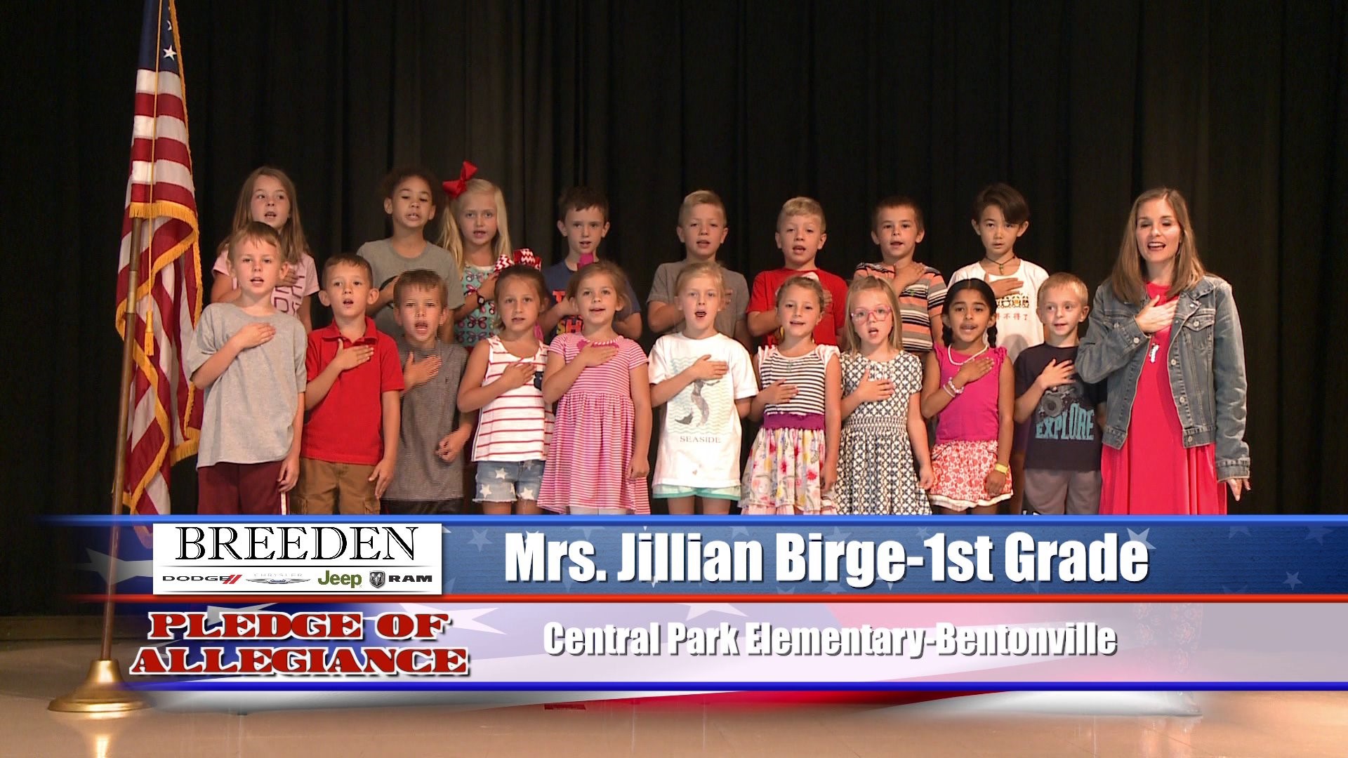 Mrs. Jillian Birge  1st Grade  Central Park Elementary  Bentonville