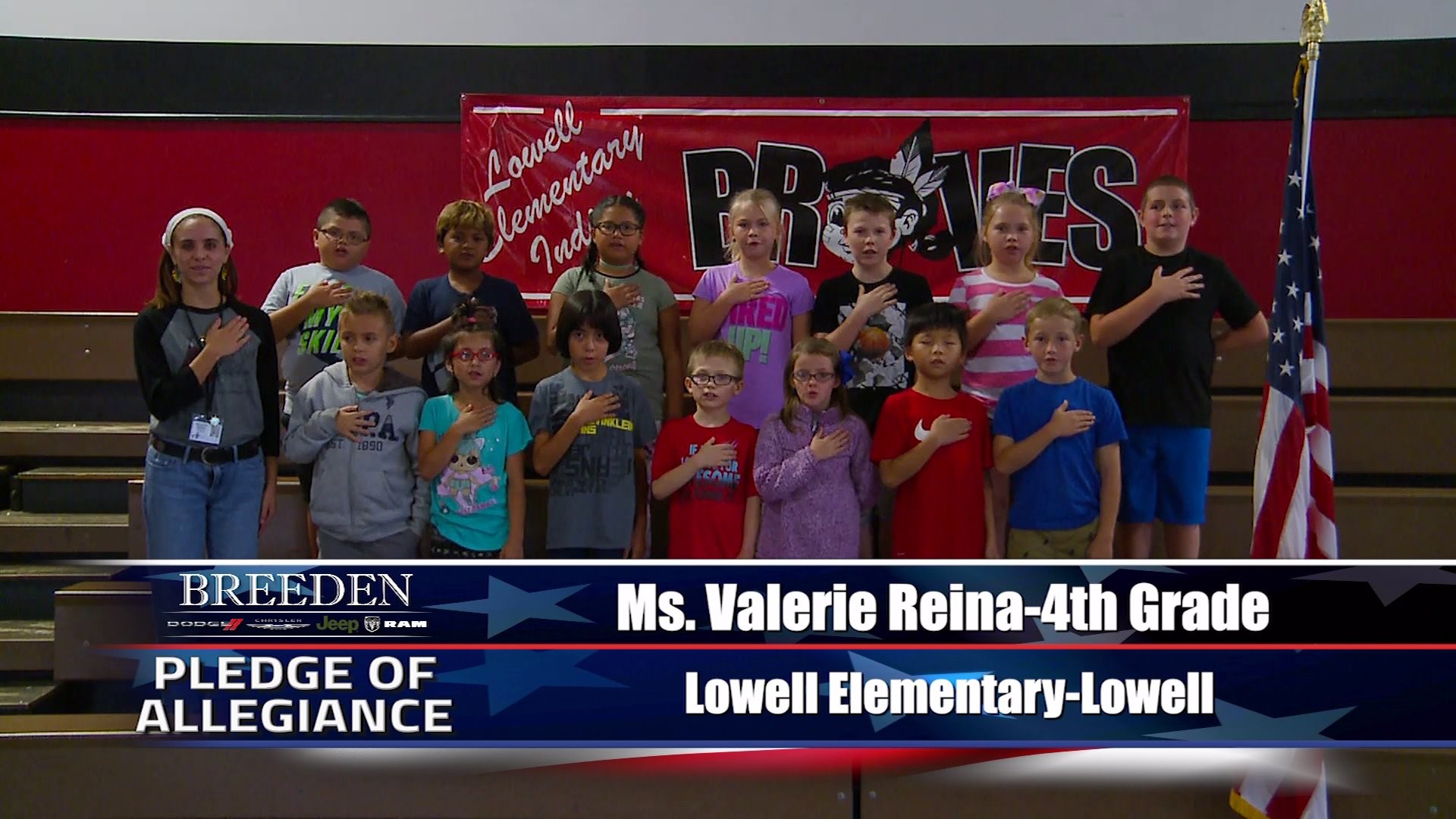 Ms. Valerie Reina  4th Grade Lowell Elementary, Lowell