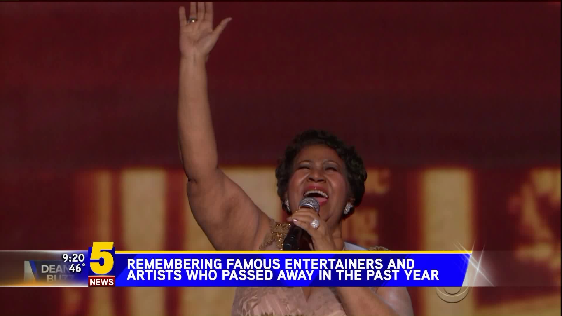 Remembering famous entertainers and artists who passed away in the past year