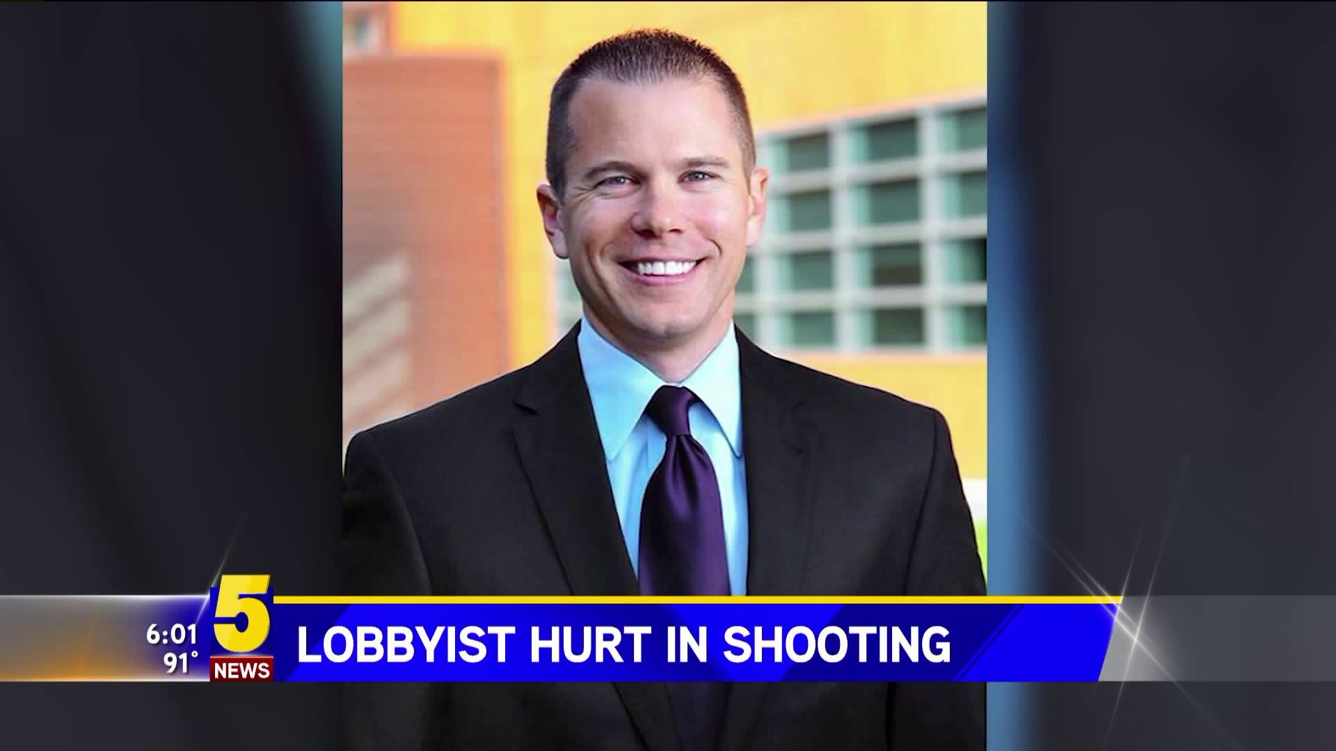 Lobbyist Hurt In Shooting
