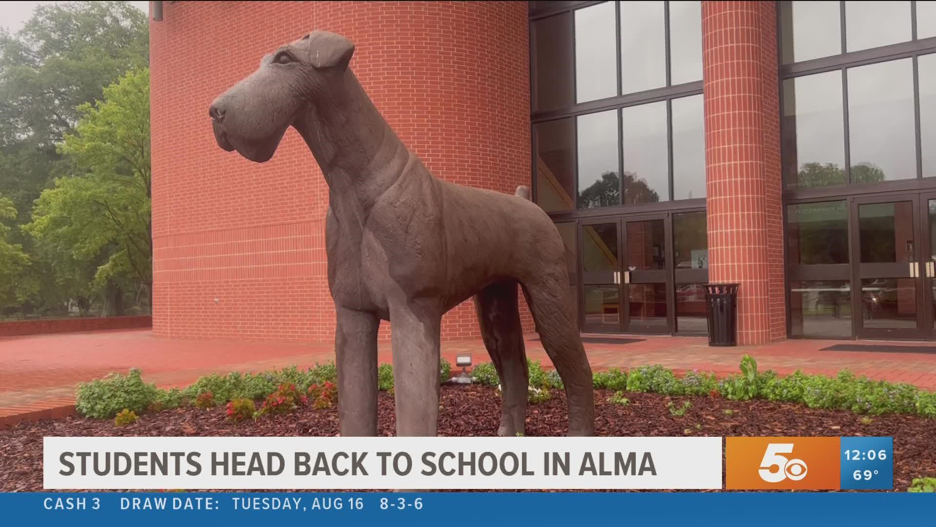 Several construction projects are underway in the Alma School District.