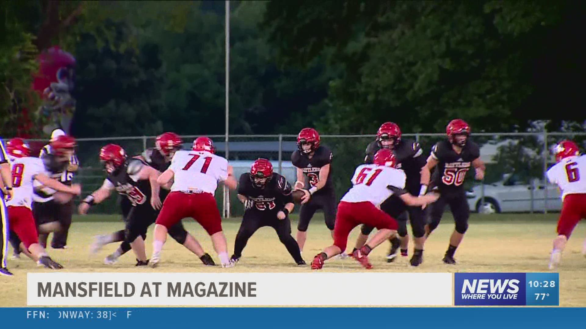 The Mansfield Tigers traveled to Magazine to kick off the 2020 football season.