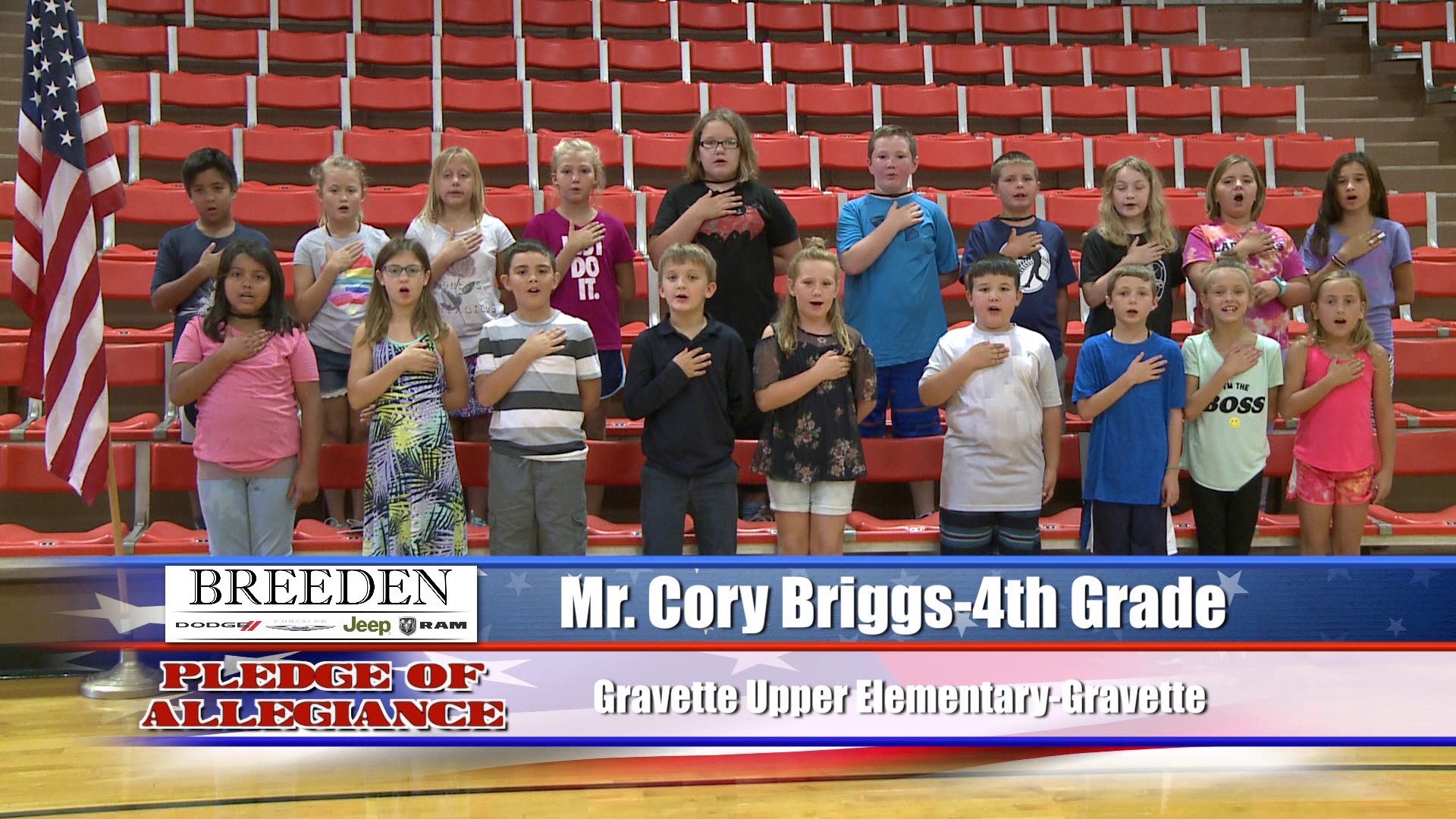 Mr. Cory Briggs  4th Grade  Gravette Upper Elementary  Gravette