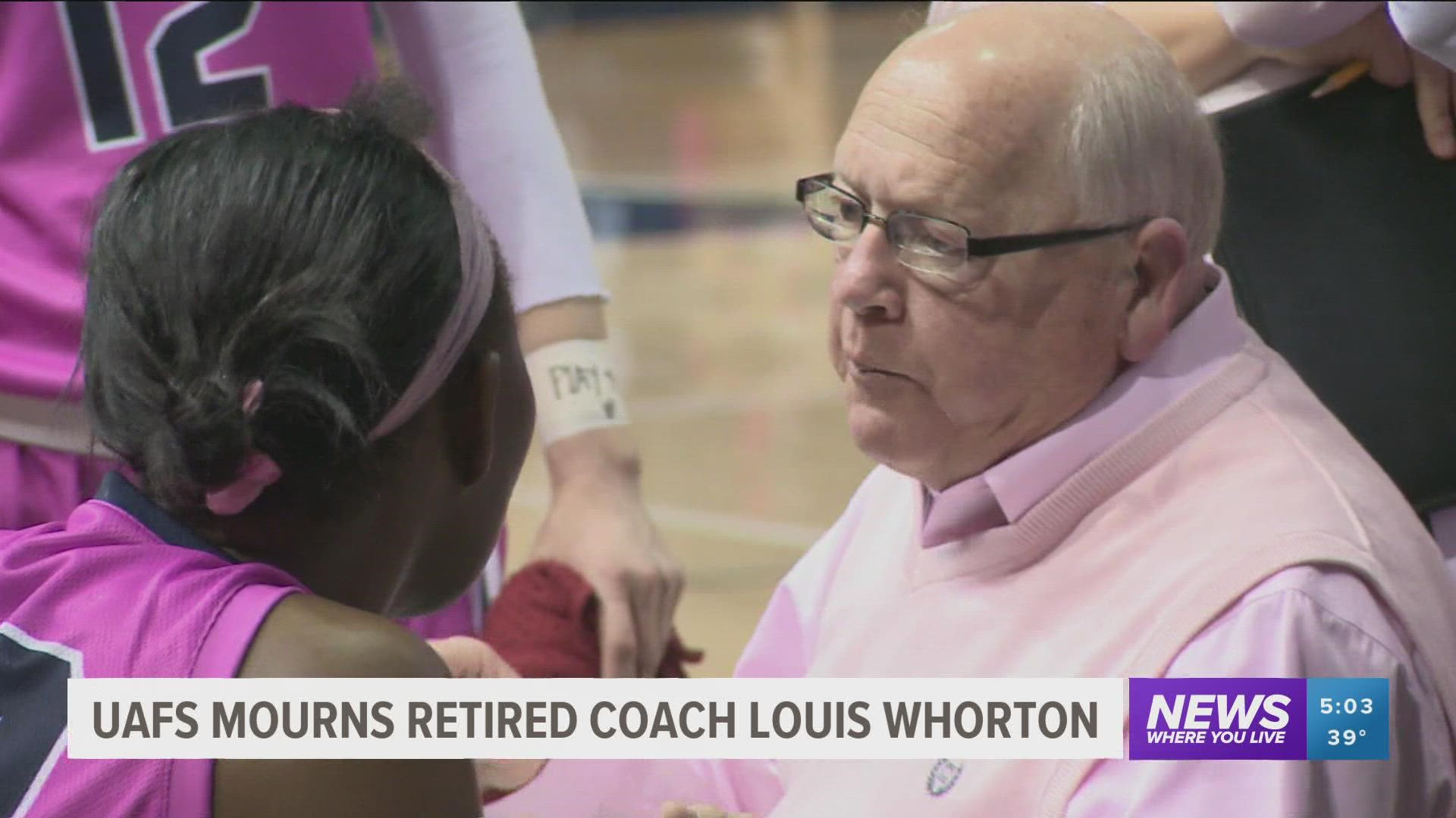 Whorton compiled a 648-277 win-loss recorded over 30 years of coaching, making him the most successful women's basketball coach in UAFS history.