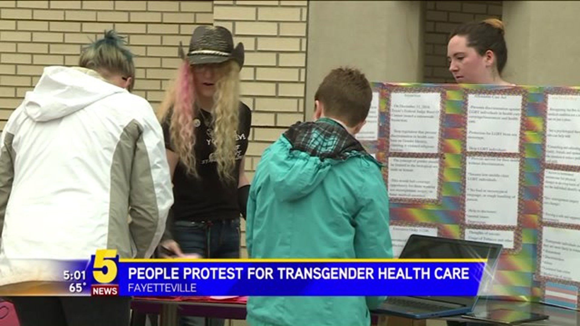 People Protest For Transgender Health Care