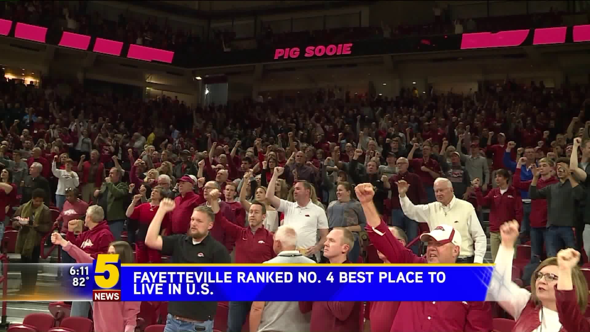 Fayetteville Ranked 4th Best Place to Live