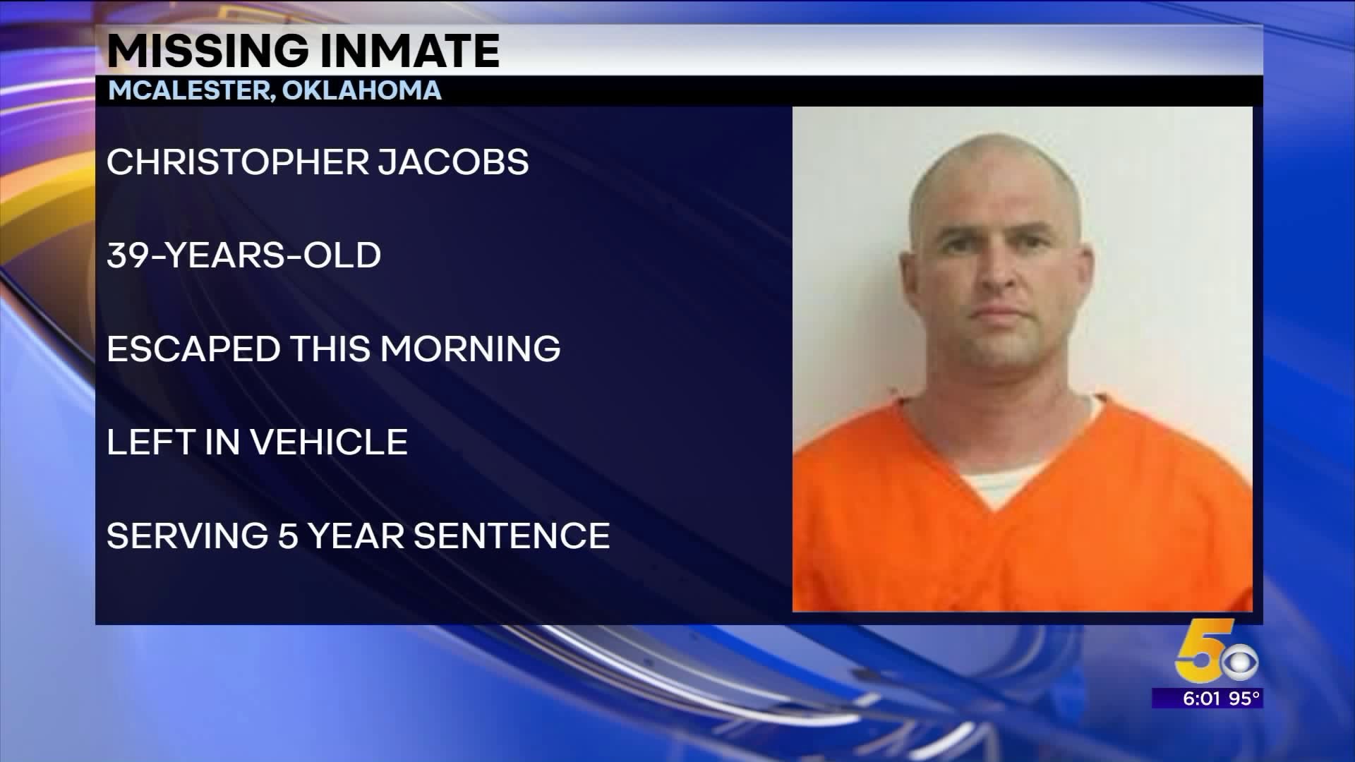 Inmate Escapes McAlester Prison