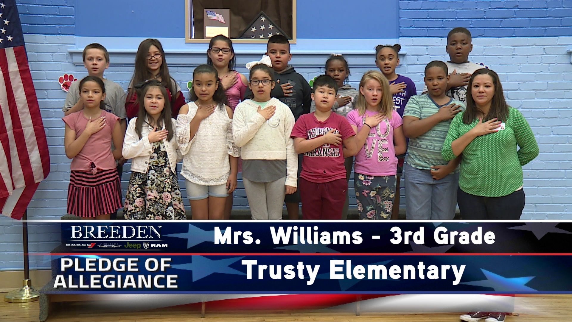 Mrs. Williams  3rd Grade Trusty Elementary