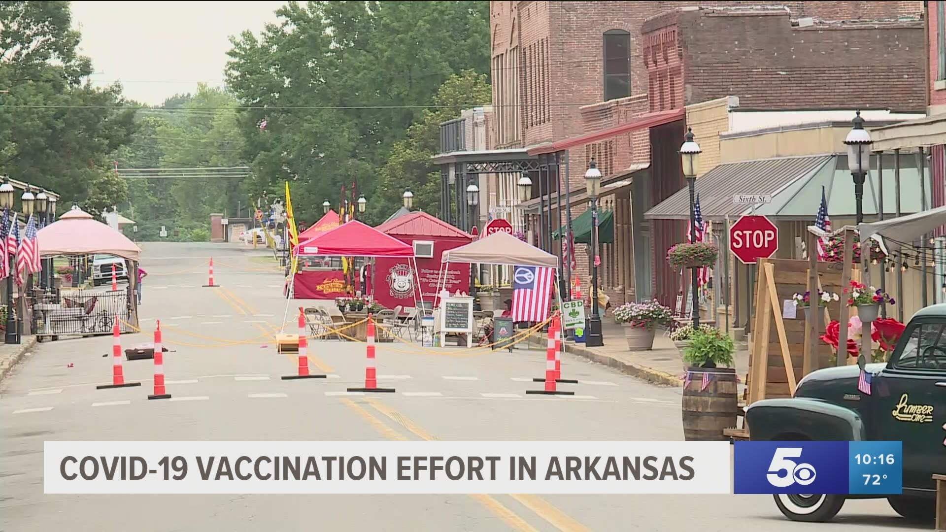 In an effort to get more Arkansans vaccinated, health organizations are working to make the vaccine more assessable bringing the vaccine to popular community events.