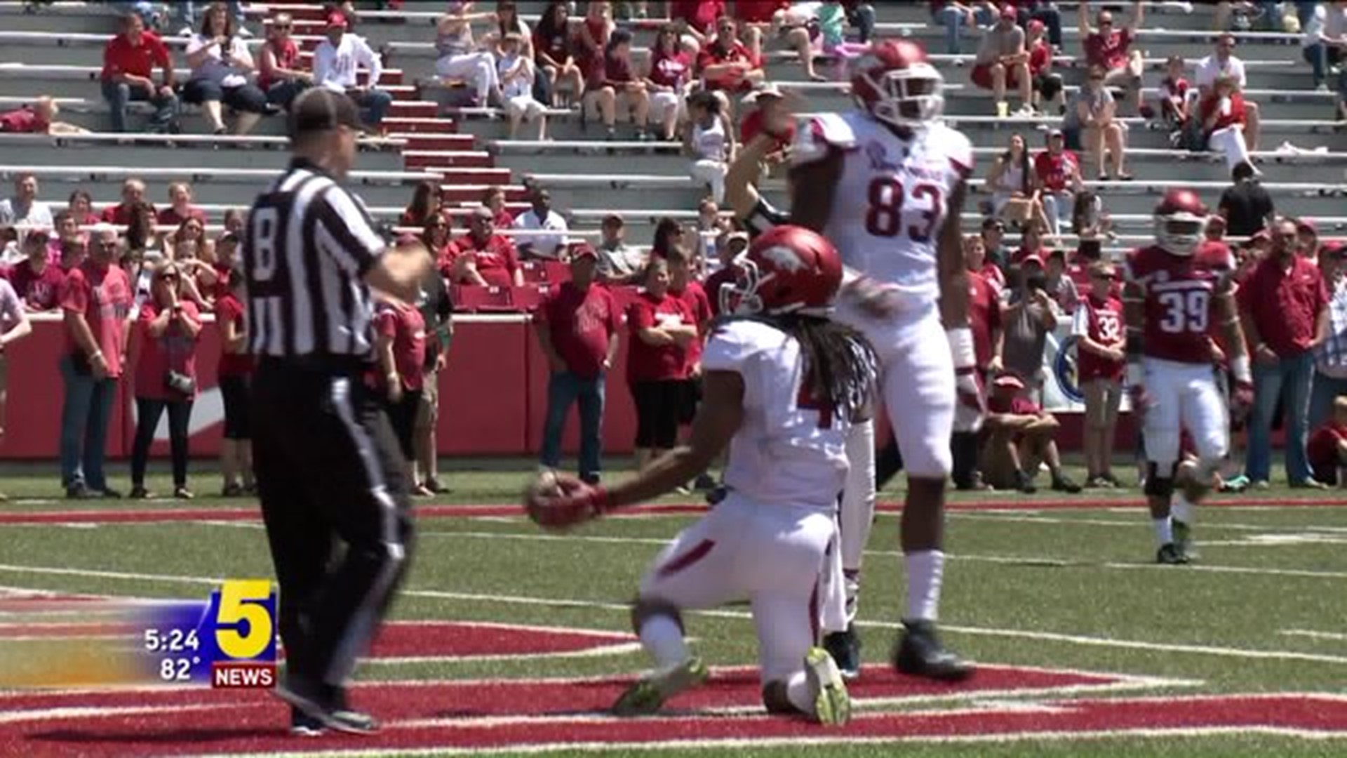Offense Shaky In Spring Game