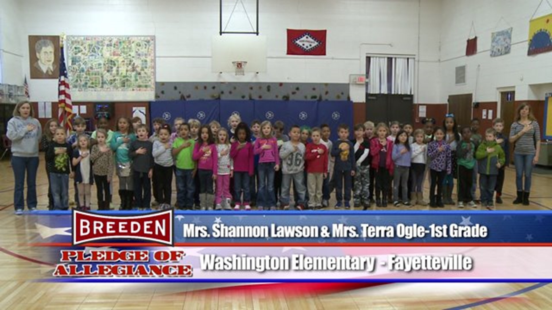 Washington Elementary - Fayetteville, Mrs. Lawson and Mrs. Ogle - First Grade