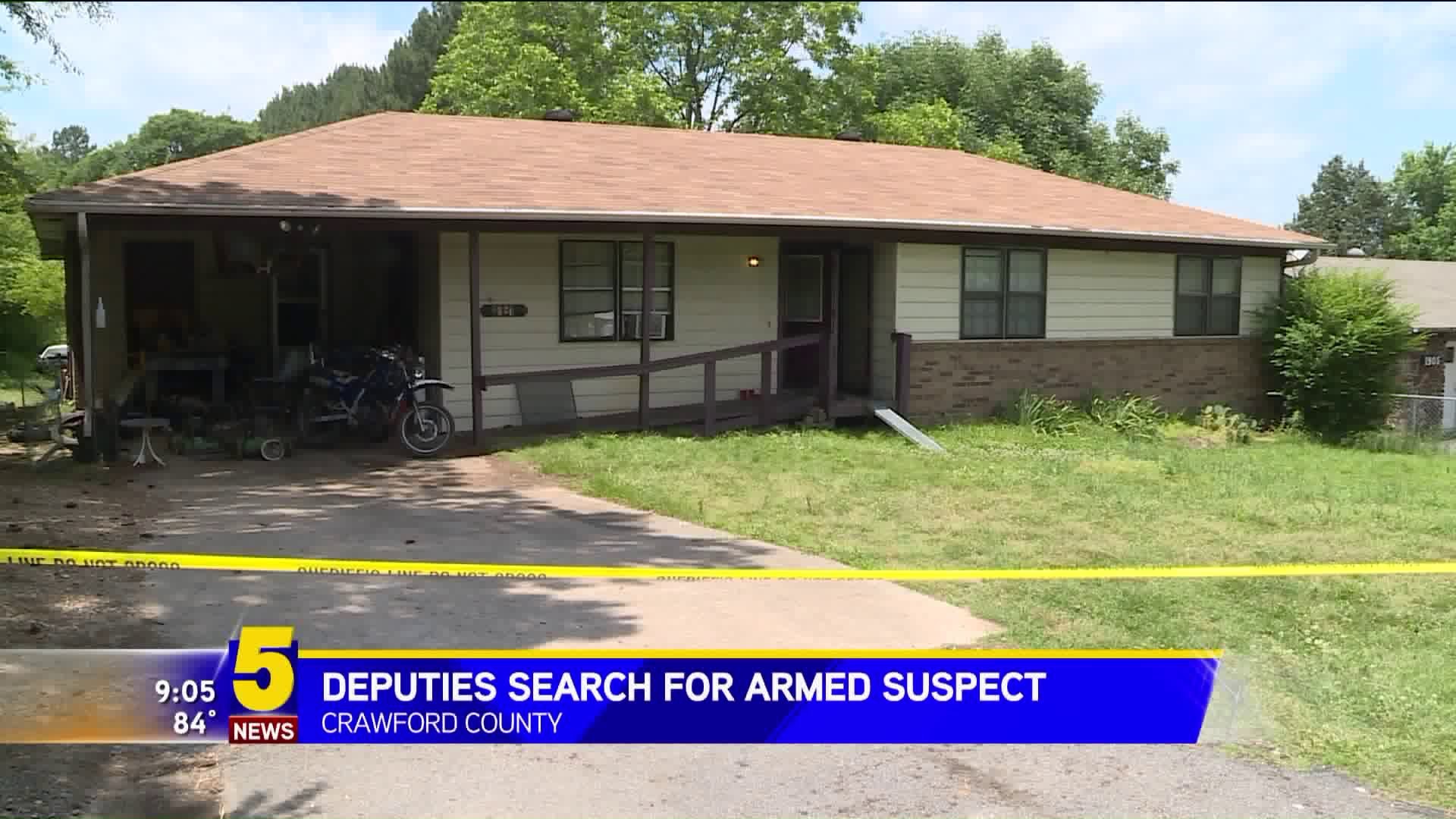 Crawford County Sheriff`s Office Search For Possible Stabbing Suspect