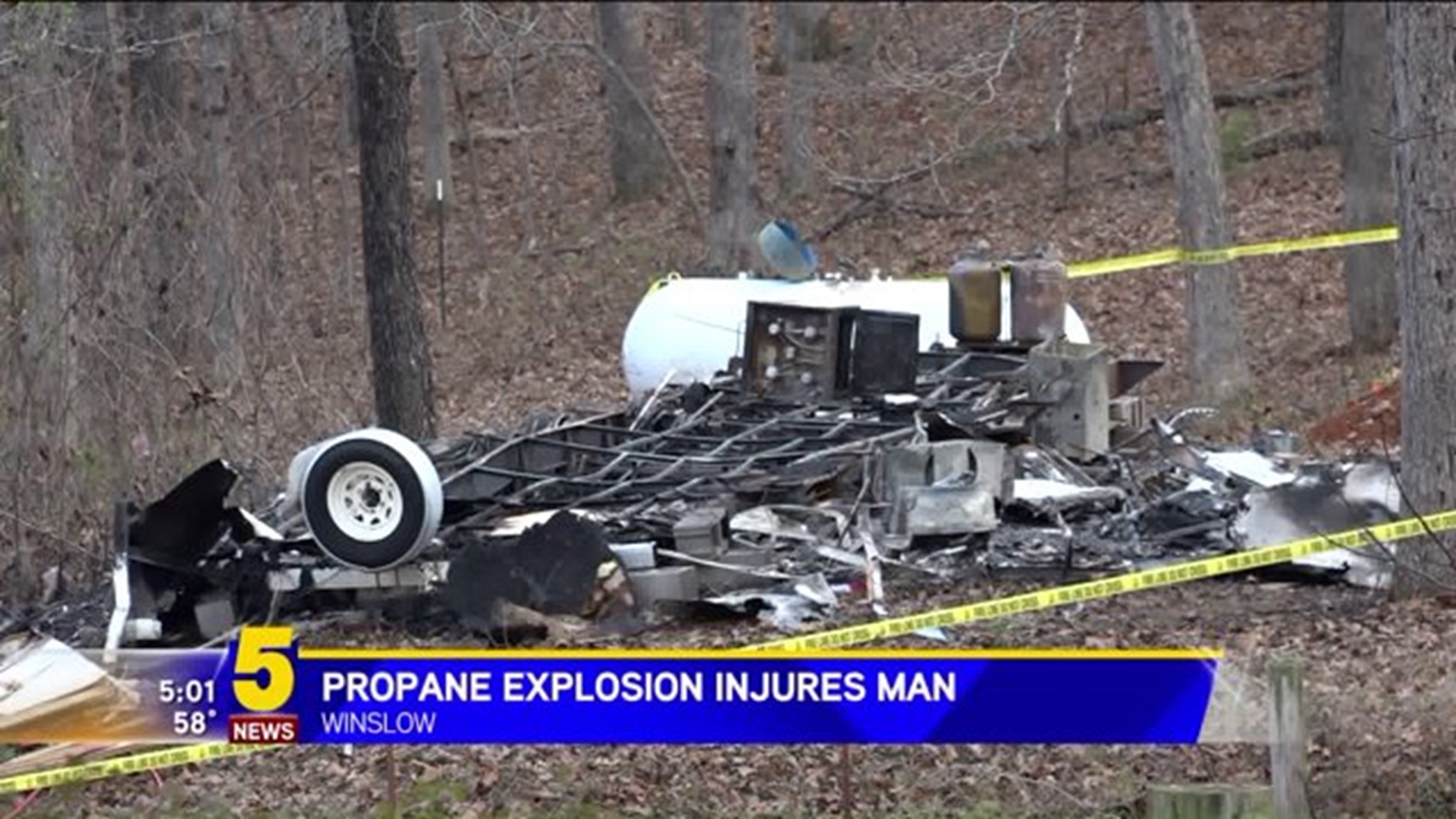 Winslow Man Injured In Propane Explosion