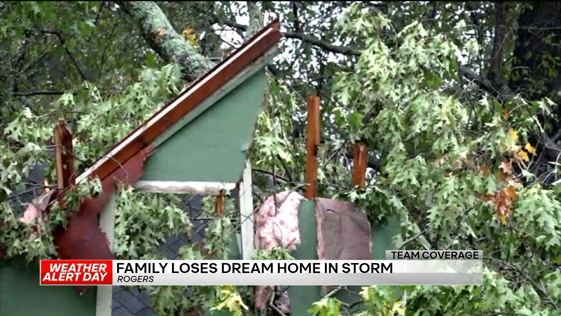 Family Loses Dream Home In Storms