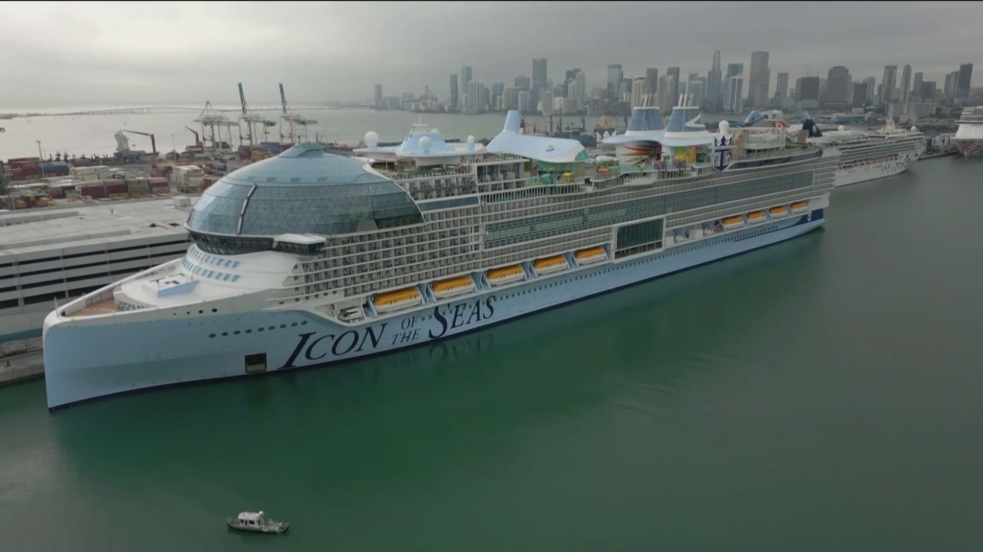 Icon of the Seas, the largest cruise ship in the world is set to sail this Saturday, Feb. 3, 2024. Watch the video to take a sneak peek.