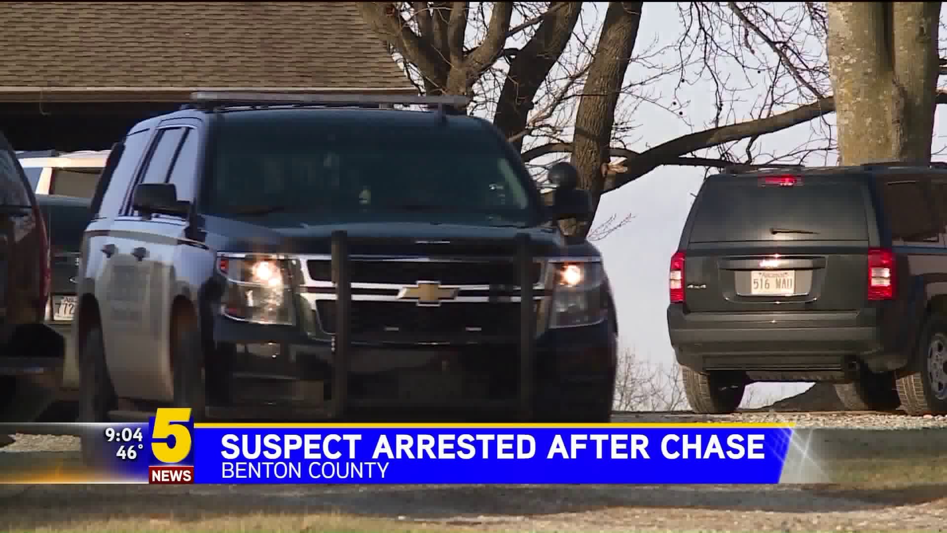 Man Surrenders After Chase