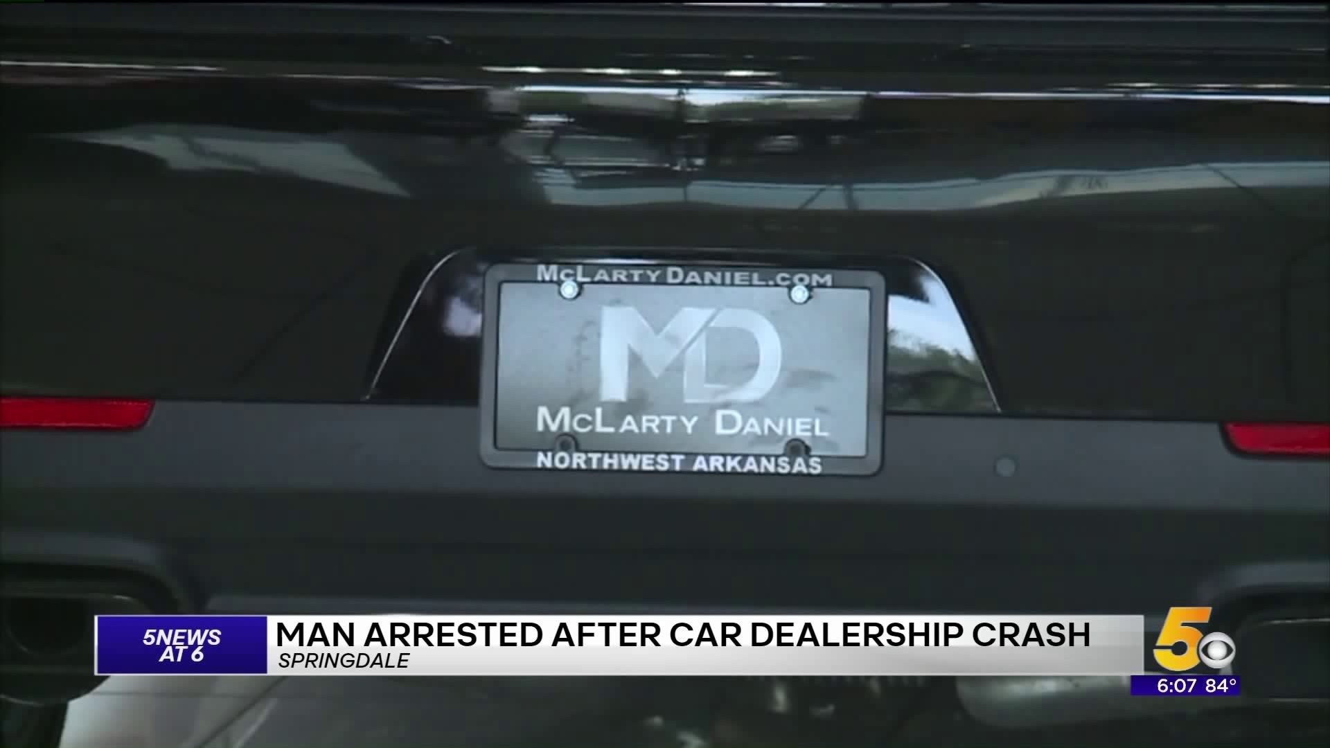 Police: Harrison Man Drove Pickup Through McLarty Daniel In Springdale