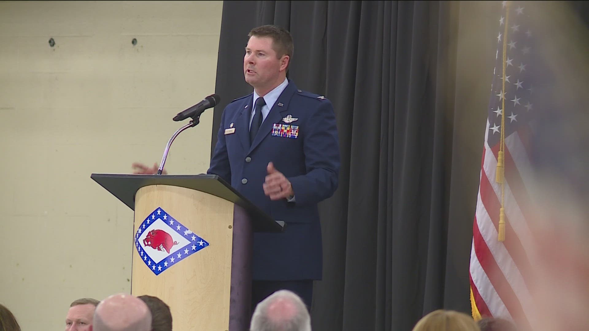 Gov. Sanders said Colonel Dillon Patterson was forced to choose between continuing his command or adhering to his religious beliefs against abortion.