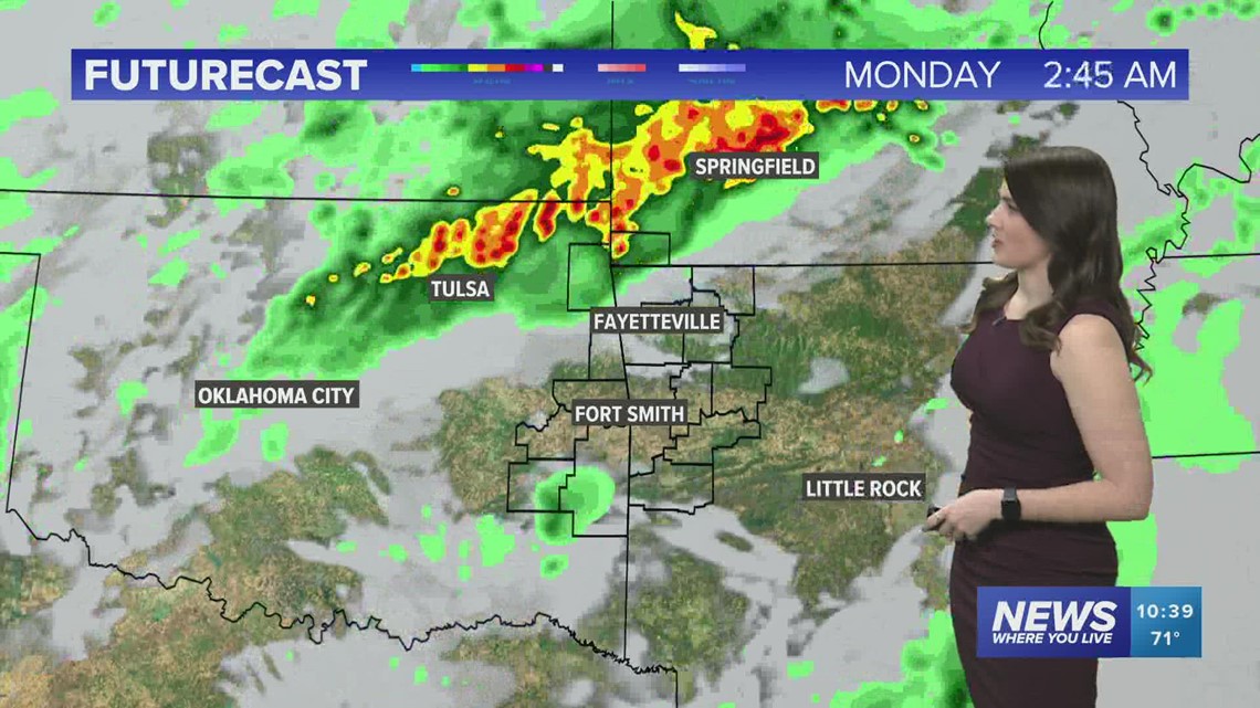Strong to severe storms possible tonight in NW Arkansas | 5newsonline.com
