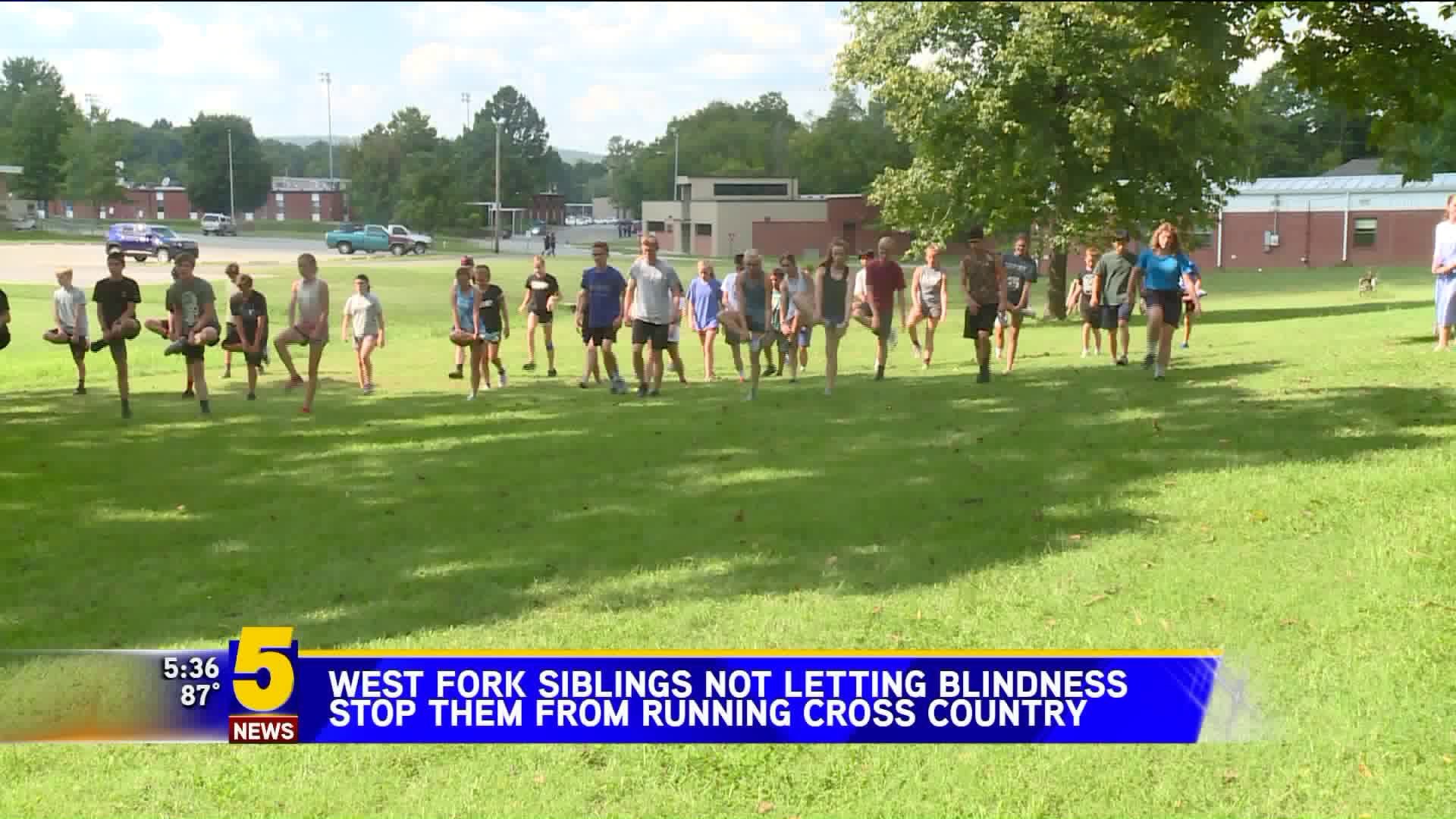 Blind Cross Country Runners