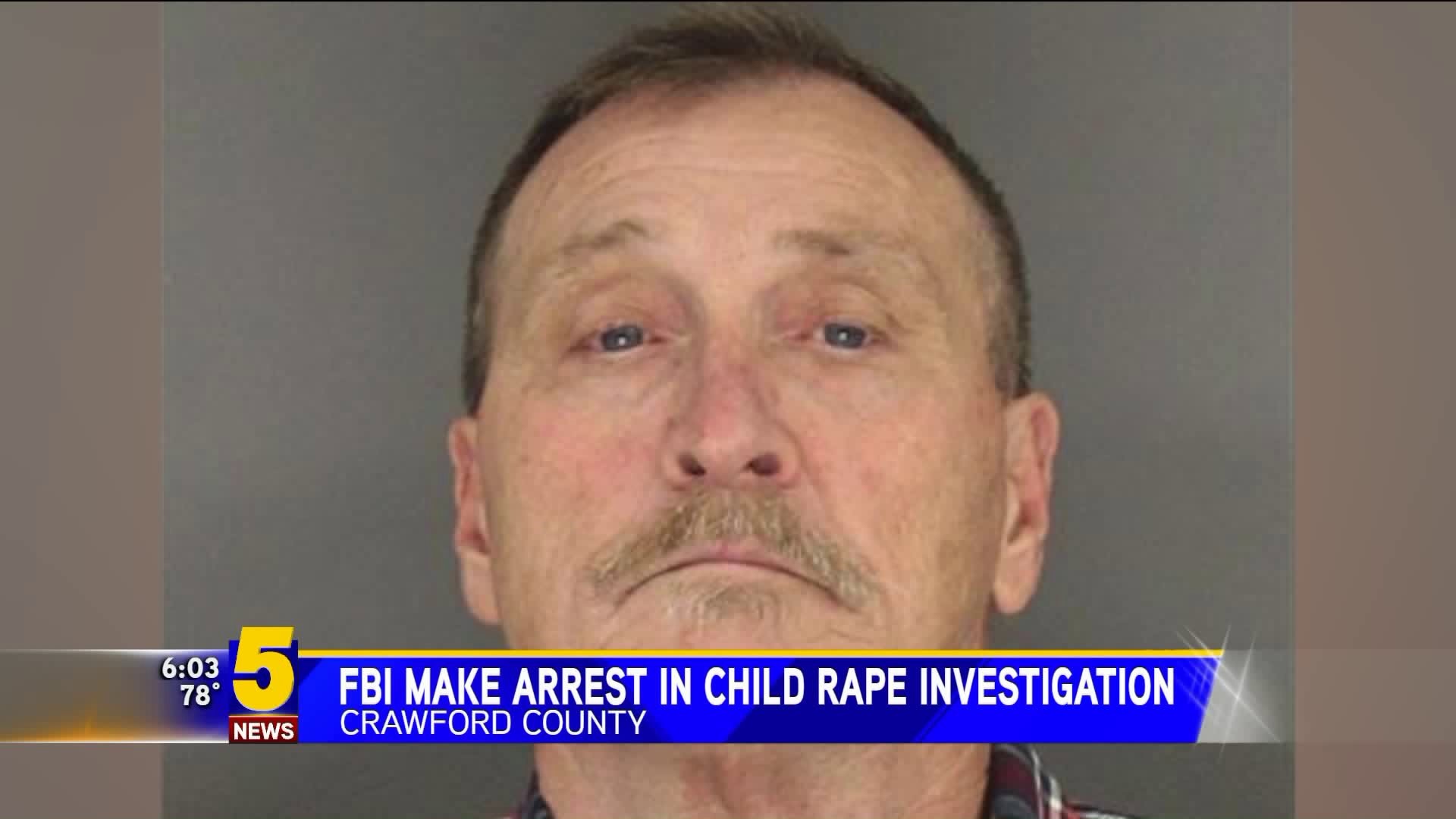 FBI Arrest Child Rape Suspect In Crawford County