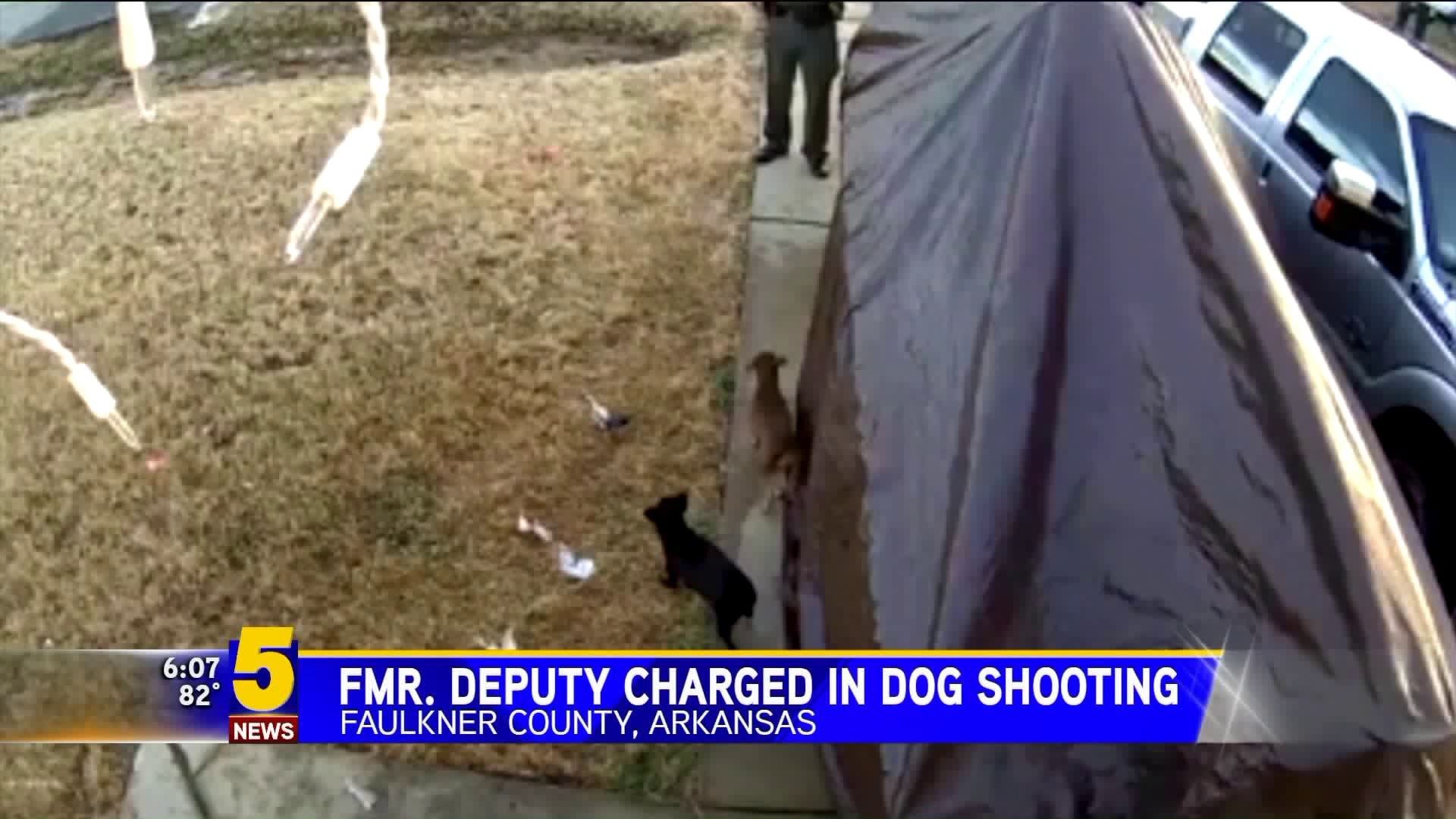 Former Faulkner County Deputy Charged in Dog Shooting