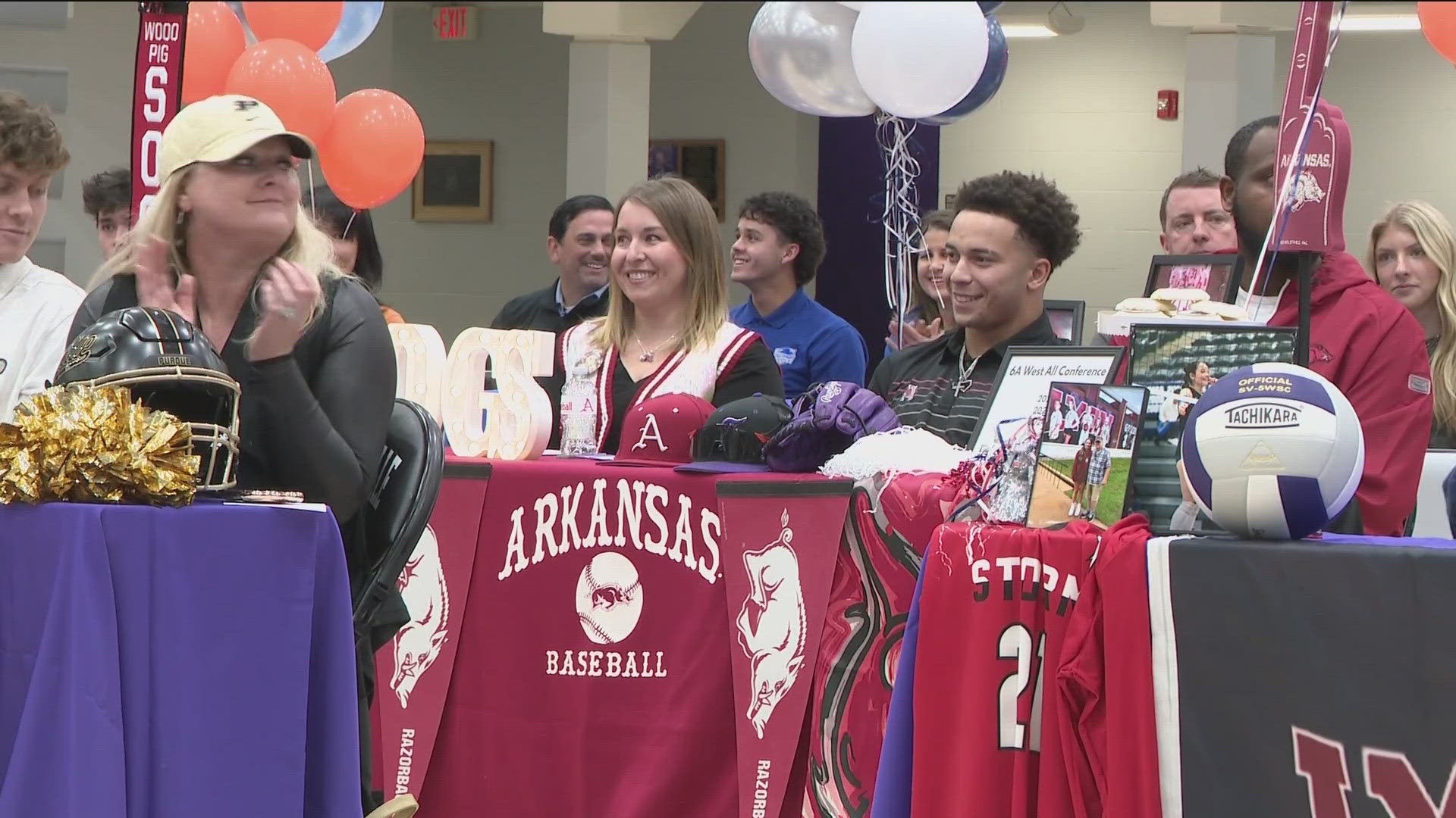 "By far, this is my favorite day of the year. So many kids go through Fayetteville, and they get to have the dream of playing college athletics."