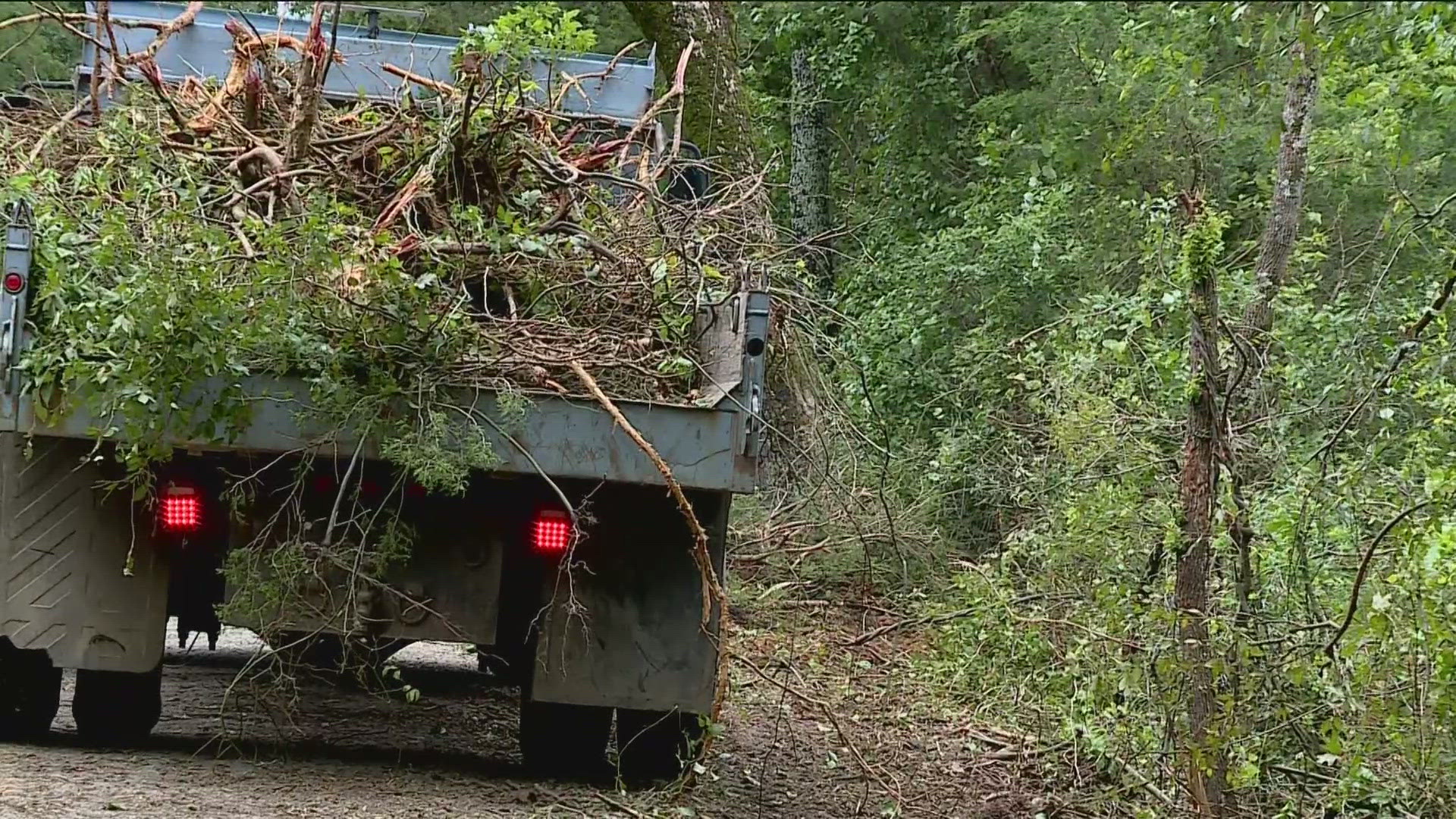 "The city of Clarksville was hit very hard. They have lost as many trees, I think, as we have out in the county," Johnson County Judge Herman Houston said.