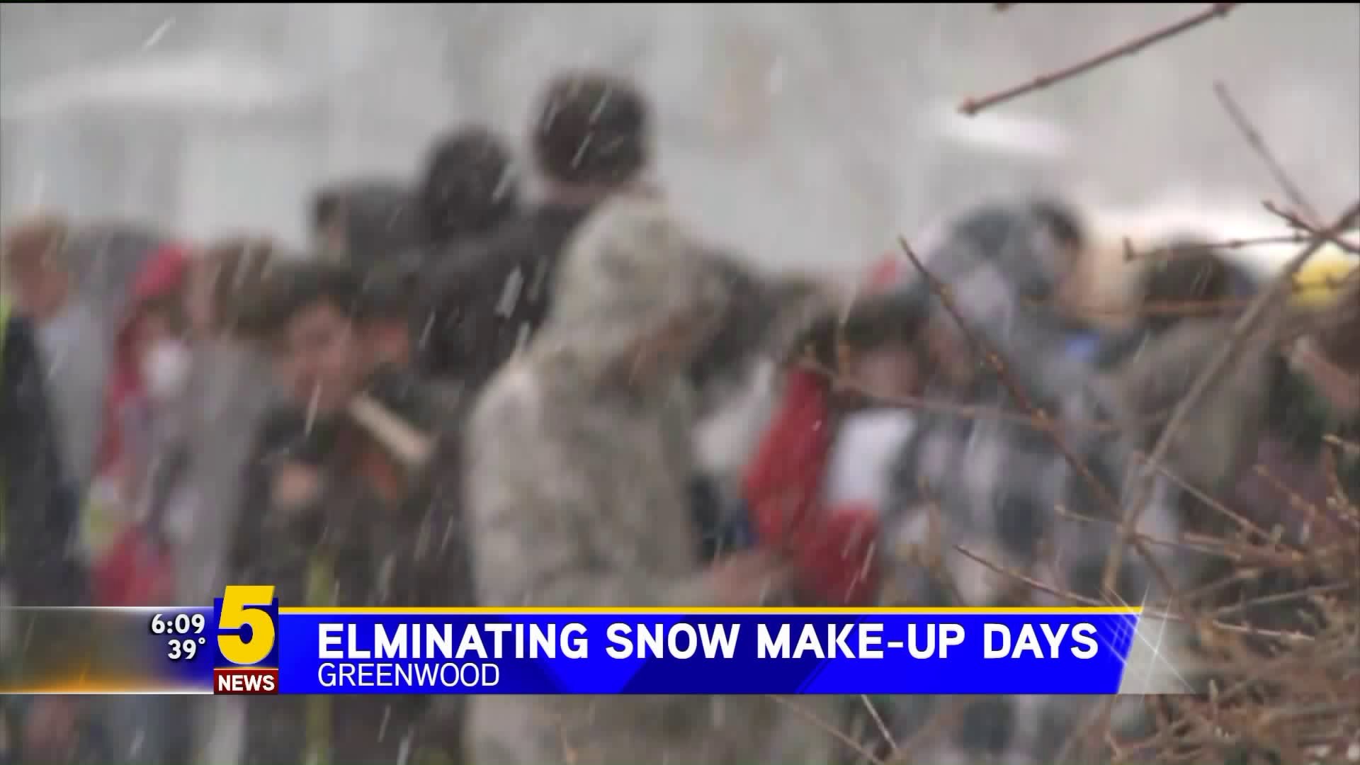 Greenwood Elminating Snow Make-Up Days