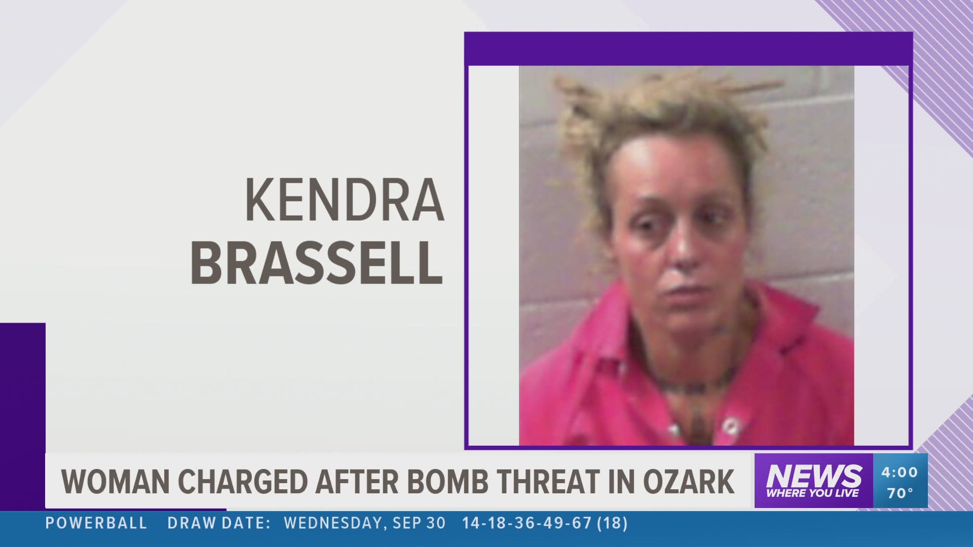 Woman charged after bomb threat in Ozark