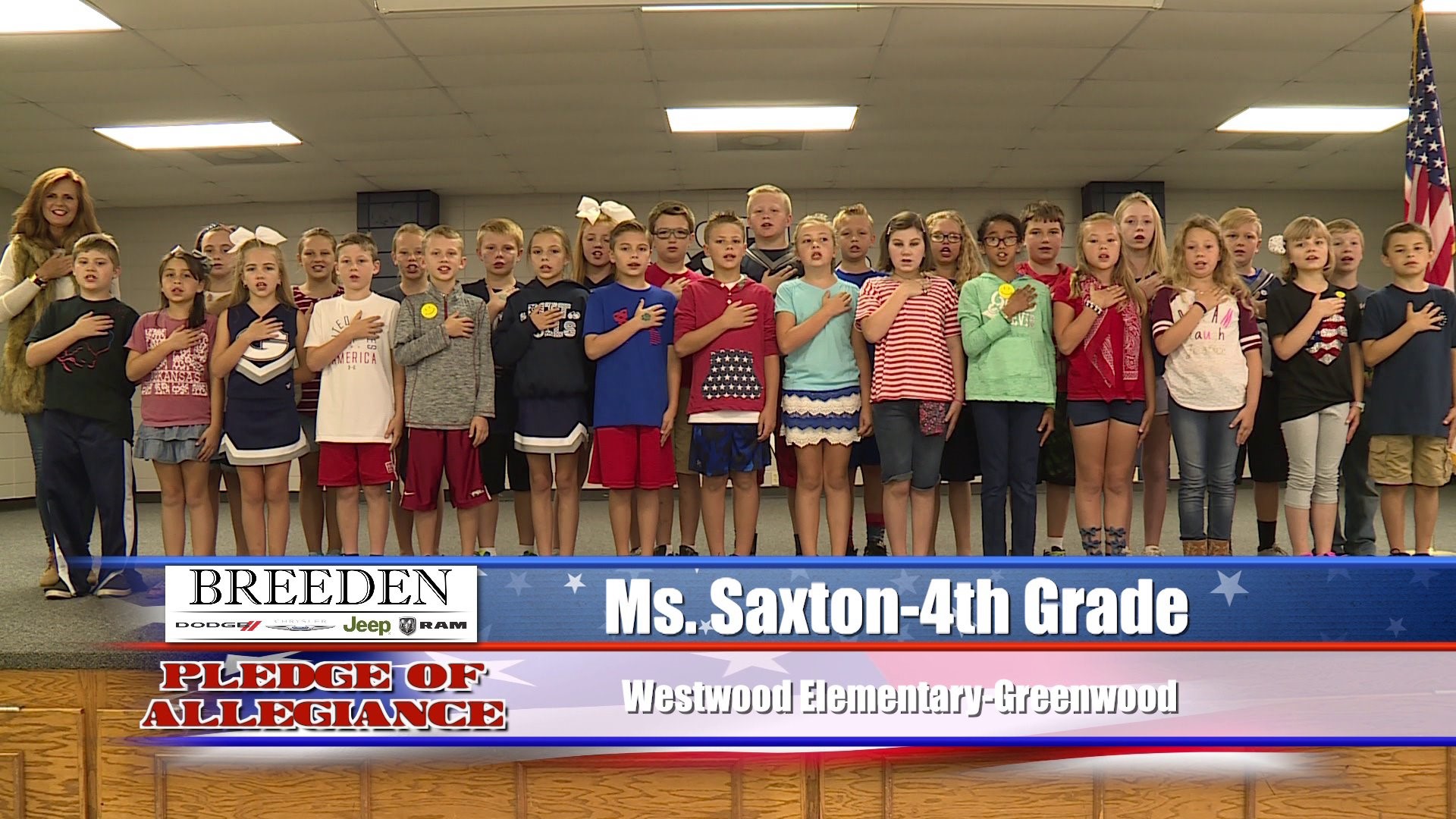 Ms. Saxton  4th Grade  Westwood Elementary - Greenwood