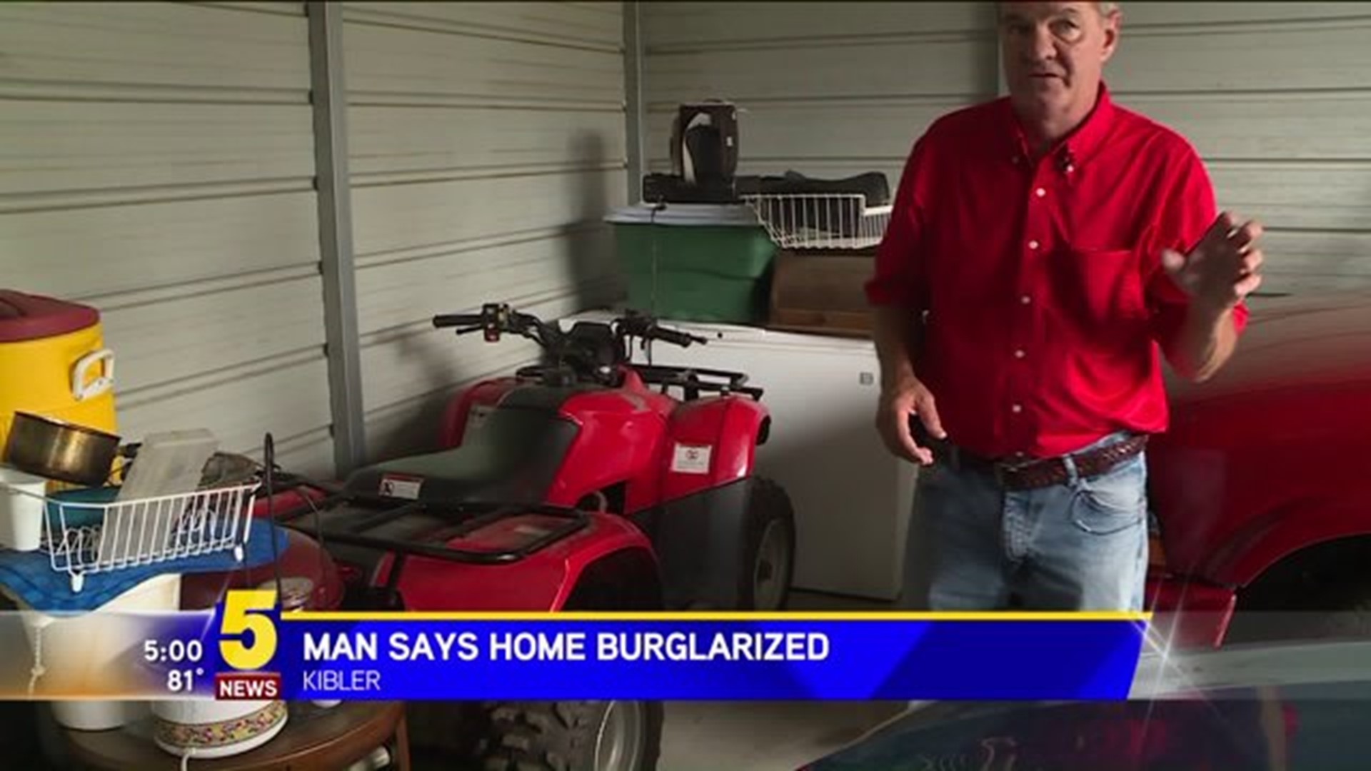 Man Says He Was Burglarized By Professional Thieves