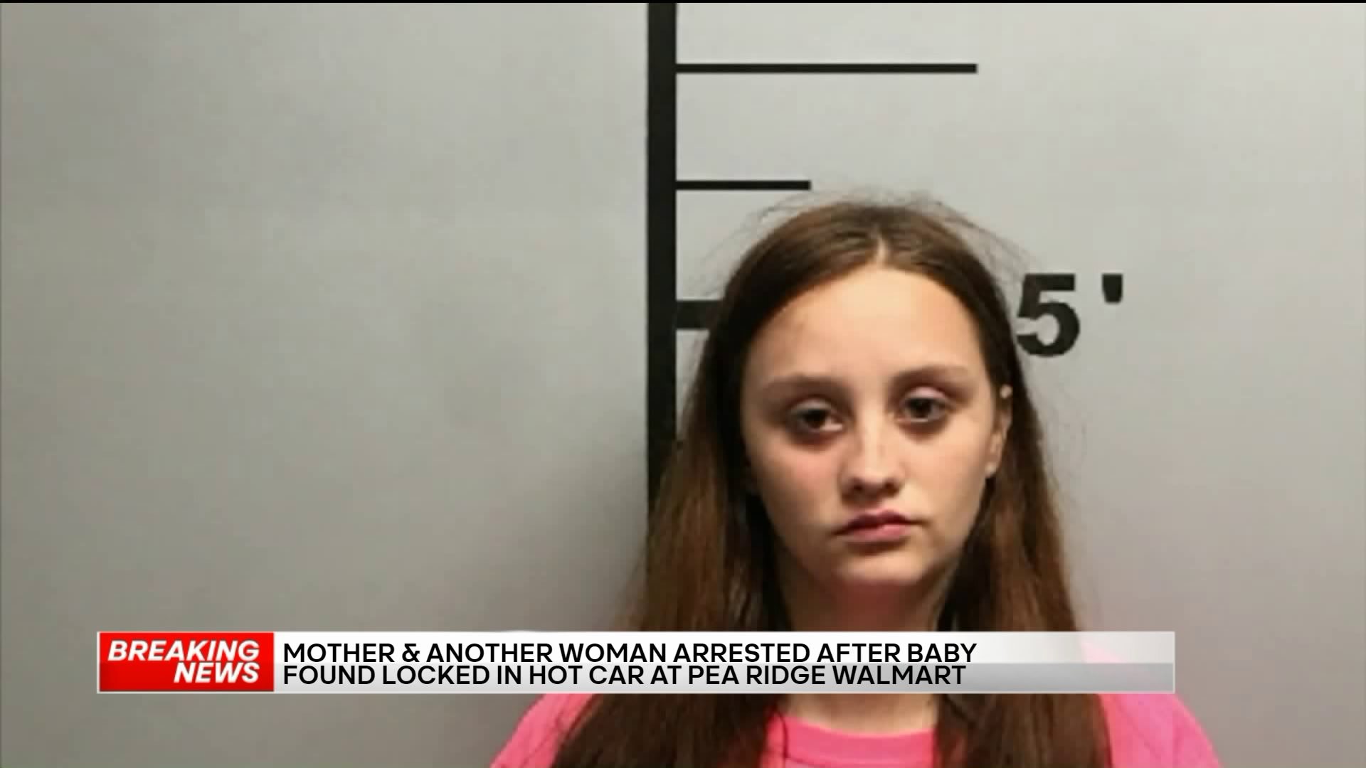 Mother Arrested For Leaving Infant In Hot Car At Pea Ridge Walmart, Bystanders Broke Window To Save Child