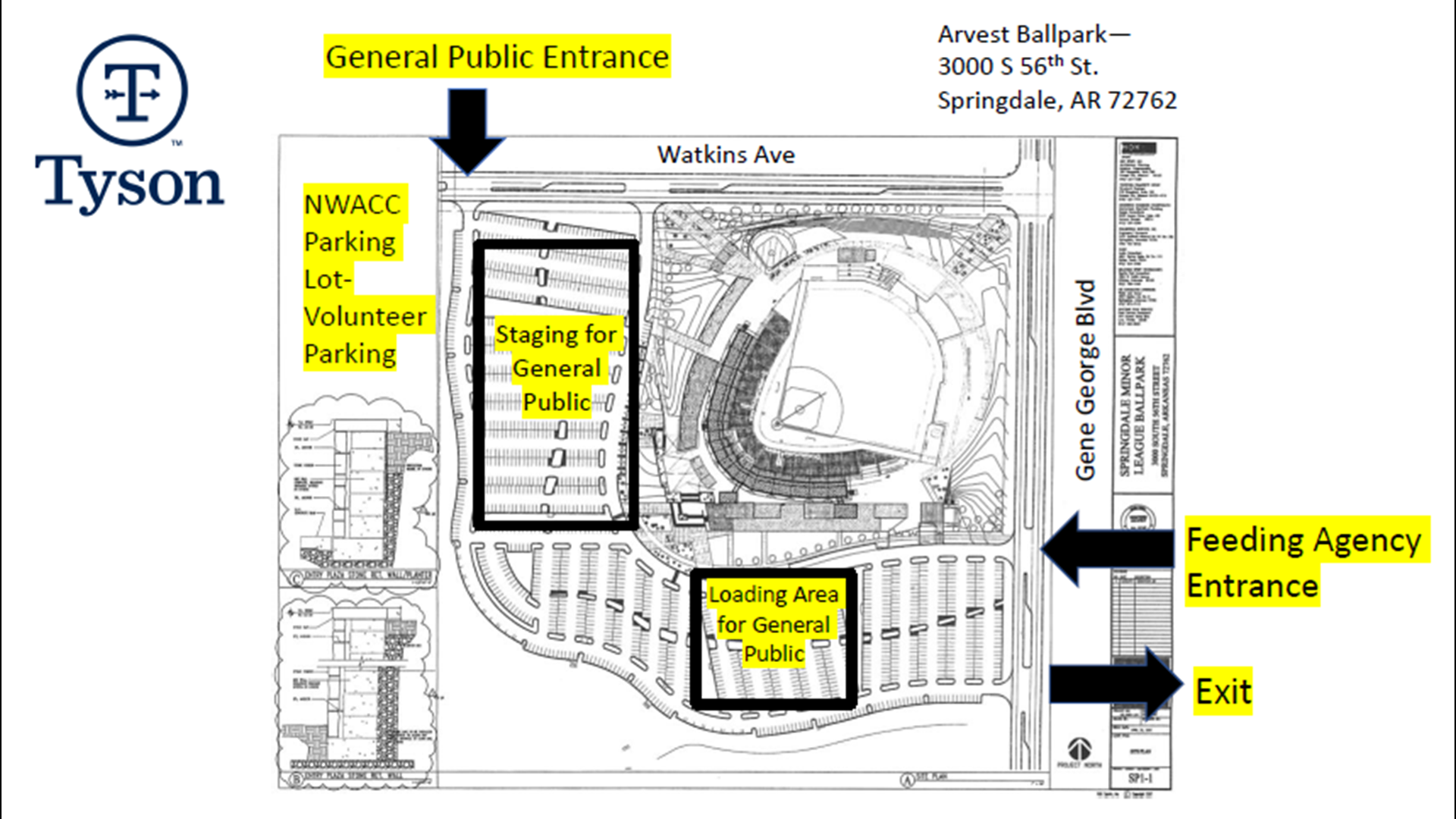 Food drive to take place at Arvest Ballpark on Friday