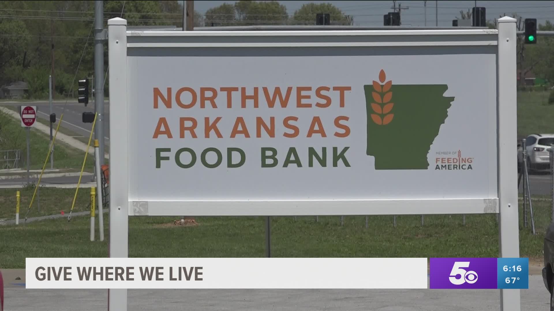 Give Where We Live: NWA Food Bank