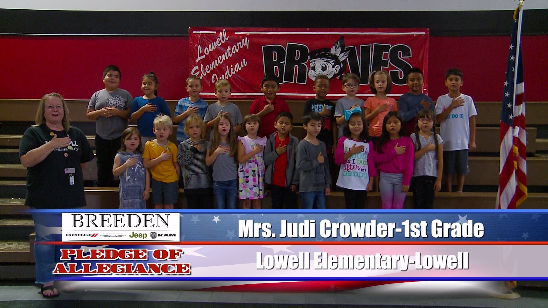 Mrs. Judi Crowder  1st Grade Lowell Elementary, Lowell