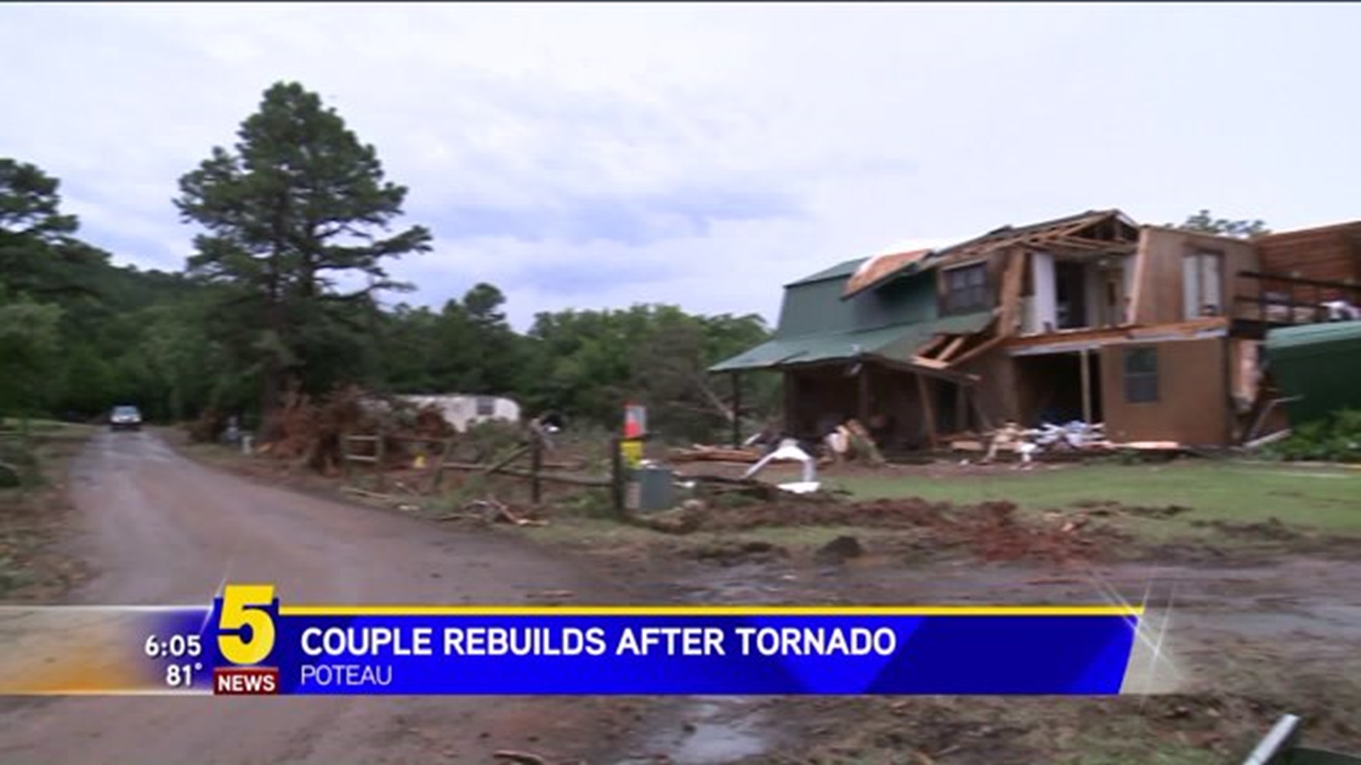 Couple Rebuilds One Year After Tornado