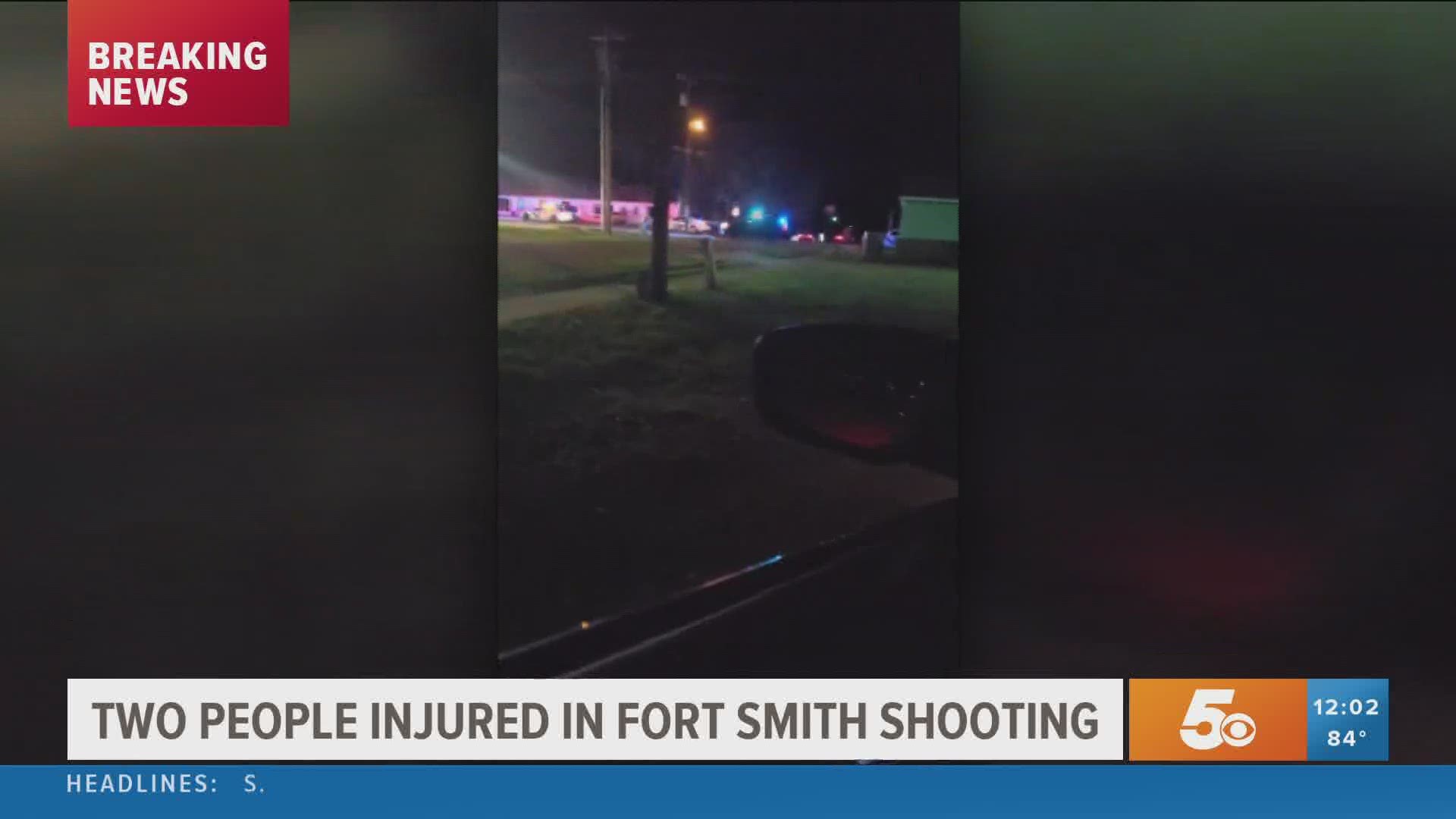 Two people injured in Fort Smith shooting.