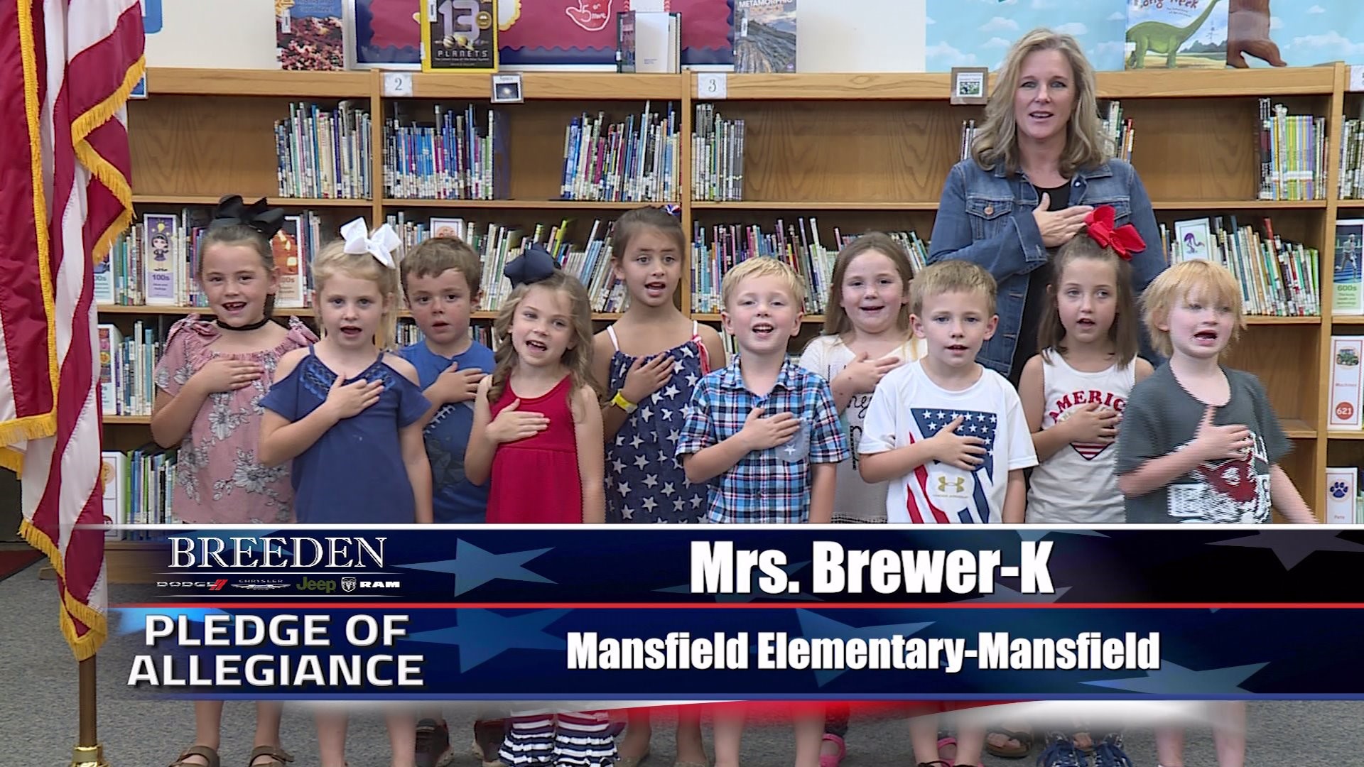 Mrs. Brewer- K Mansfield Elementary, Mansfield