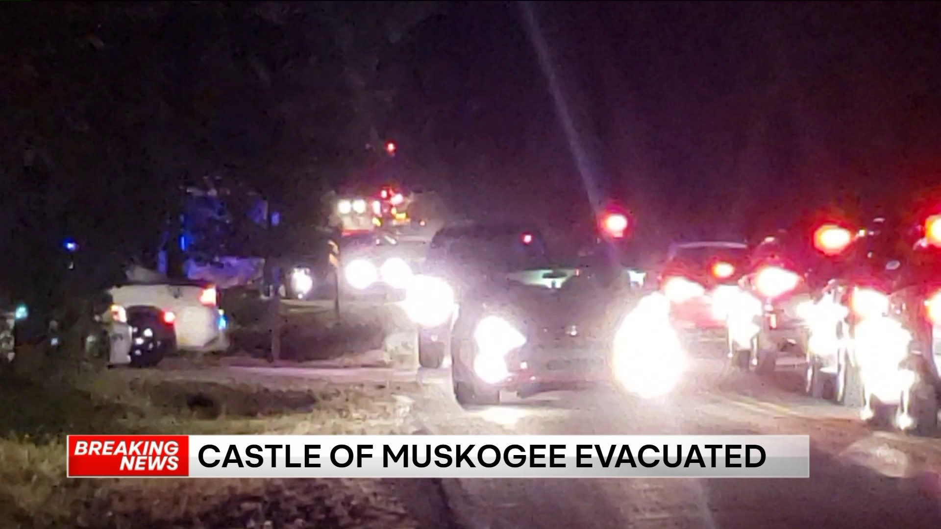 Crews Search For Missing Child At The Castle Of Muskogee