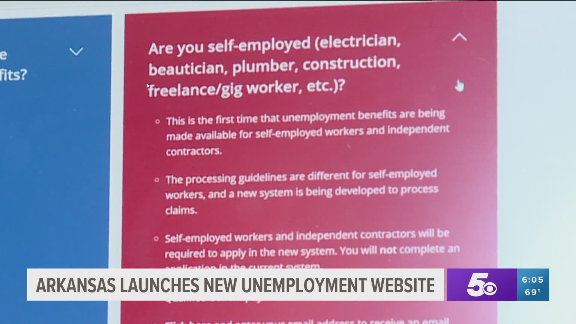 Arkansas launches new unemployment website