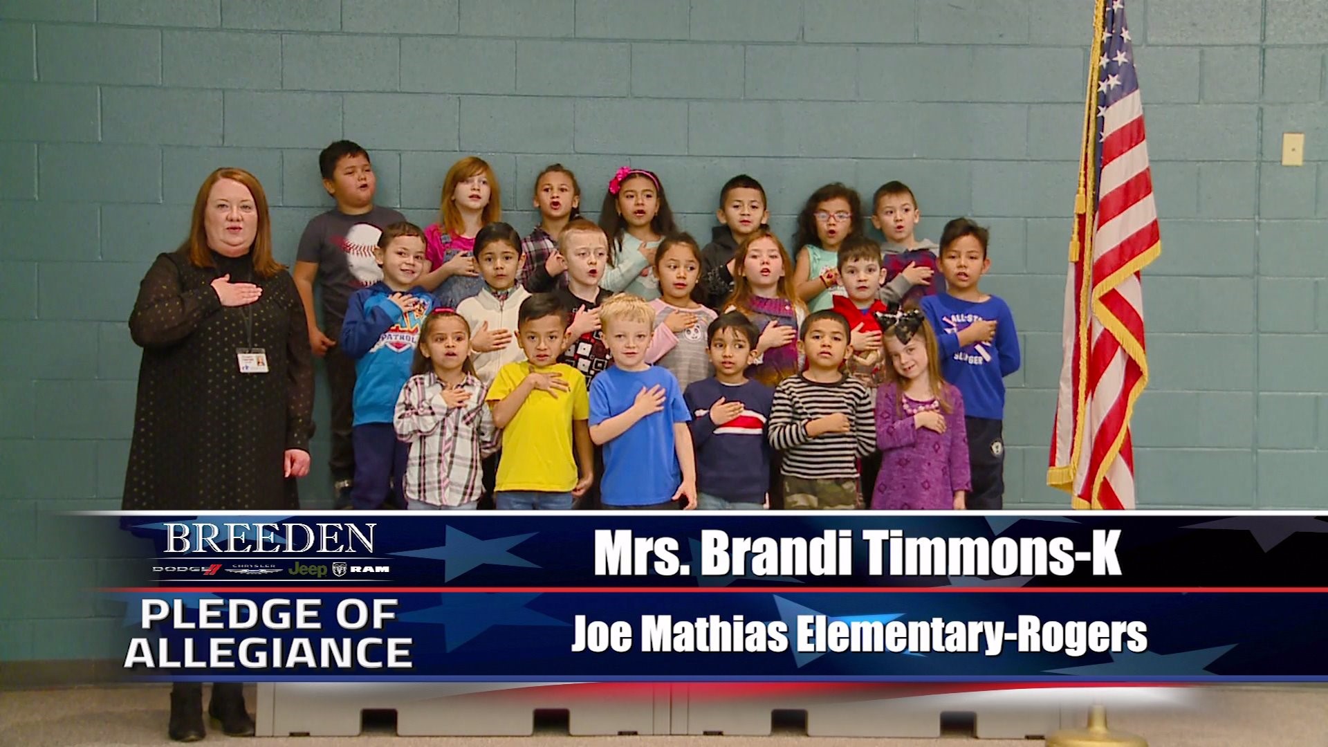 Mrs. Brandi Timmons  K Joe Mathias Elementary, Rogers