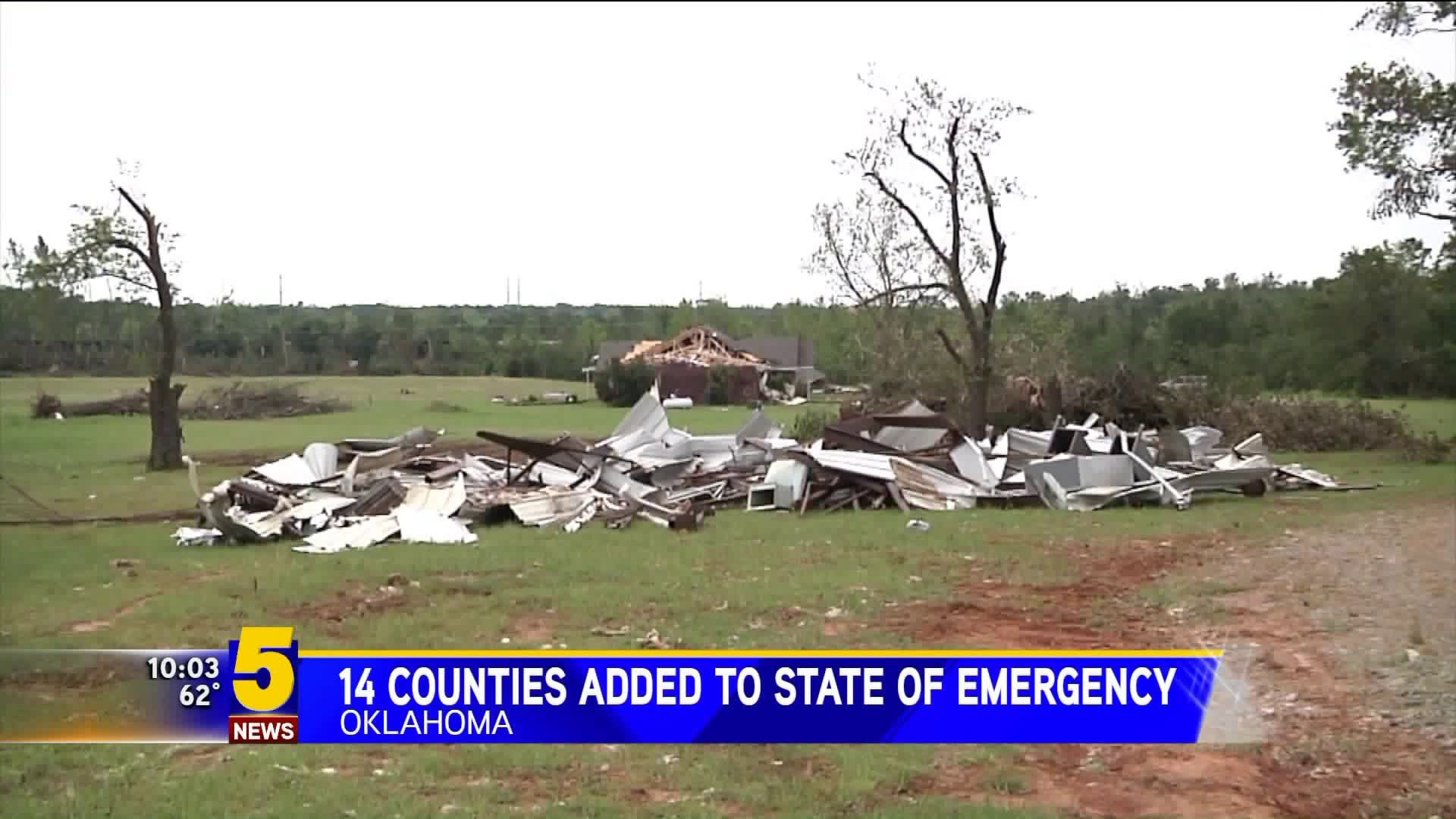 14 Counties Added to Oklahoma State of Emergency