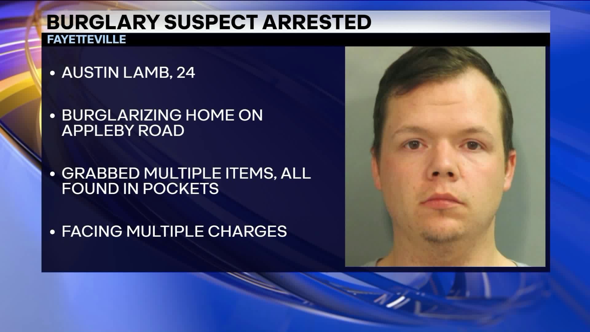 Fayetteville Burglary Suspect Arrested