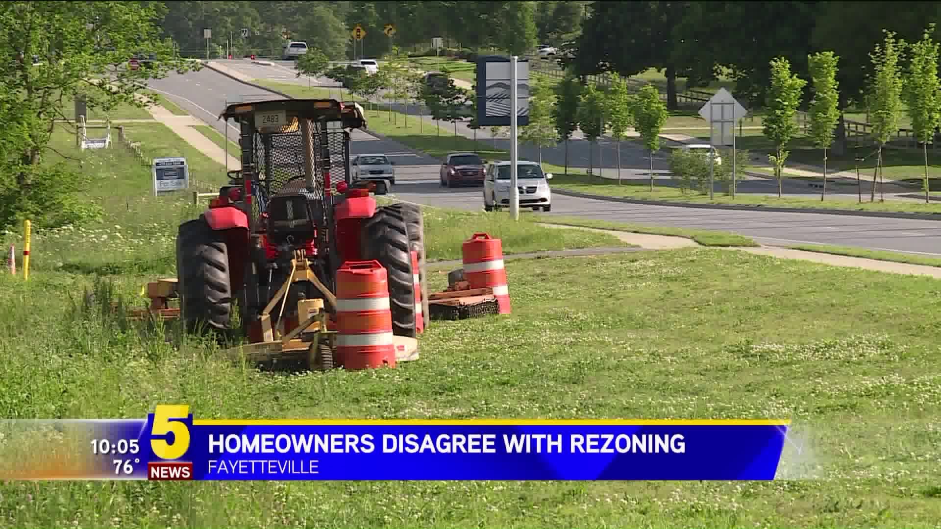 Homeowners Disagree With Rezoning