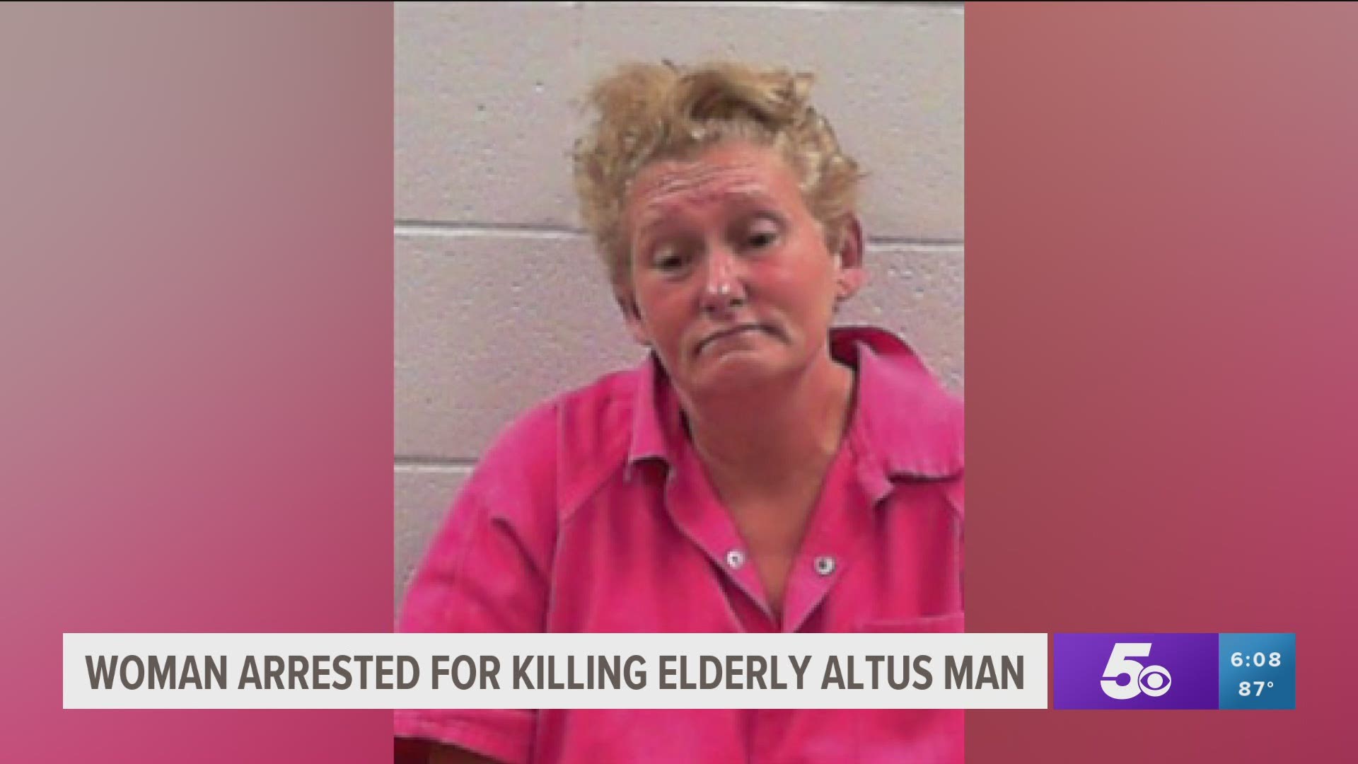 An Ozark woman is facing a $1 million bond for the alleged death of an 80-year-old Altus man.