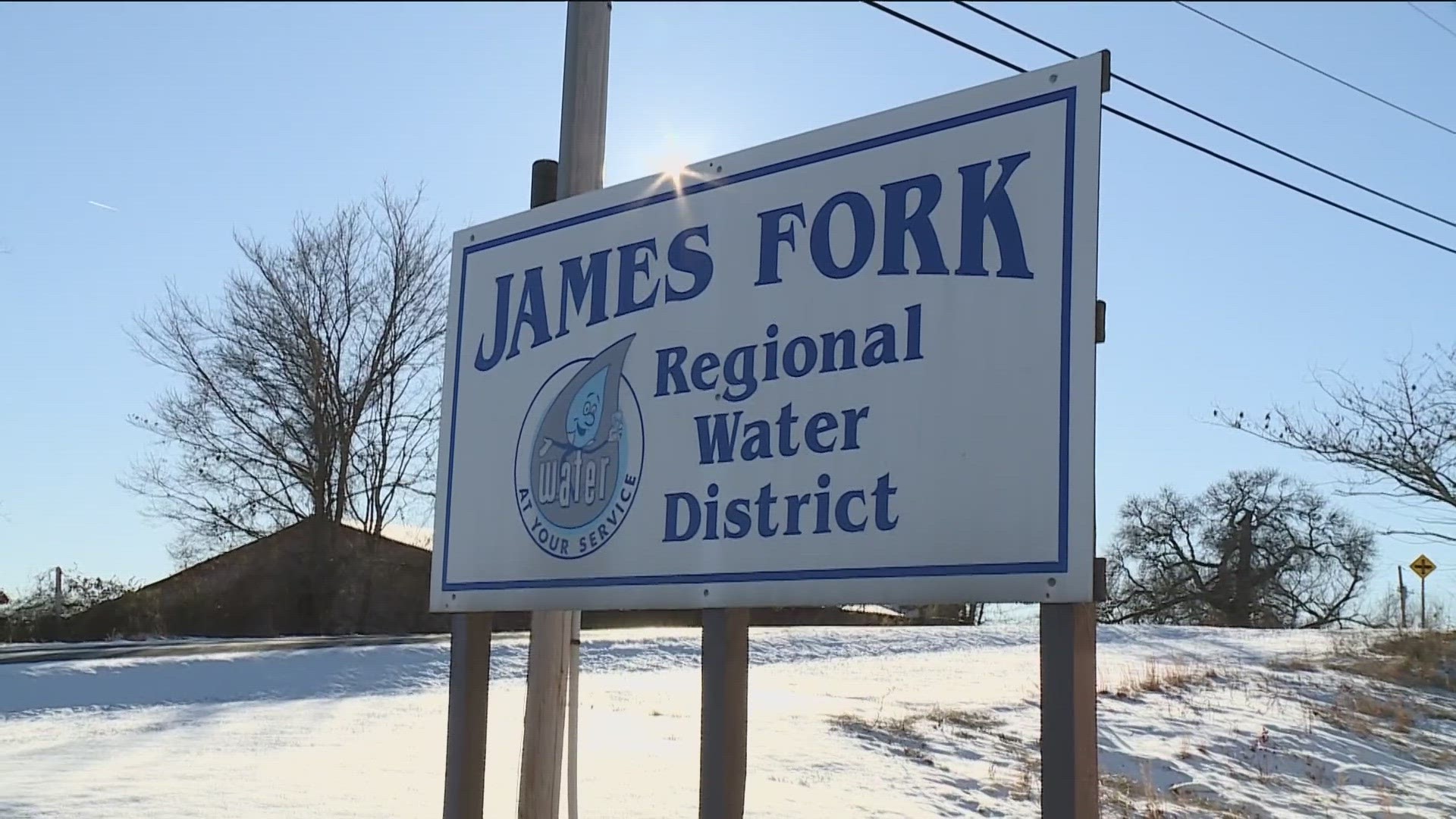 THE JAMES FORK REGIONAL WATER DISTRICT SAYS ITS SYSTEM IS BEING STRESSED DUE TO THE EXTREME COLD.