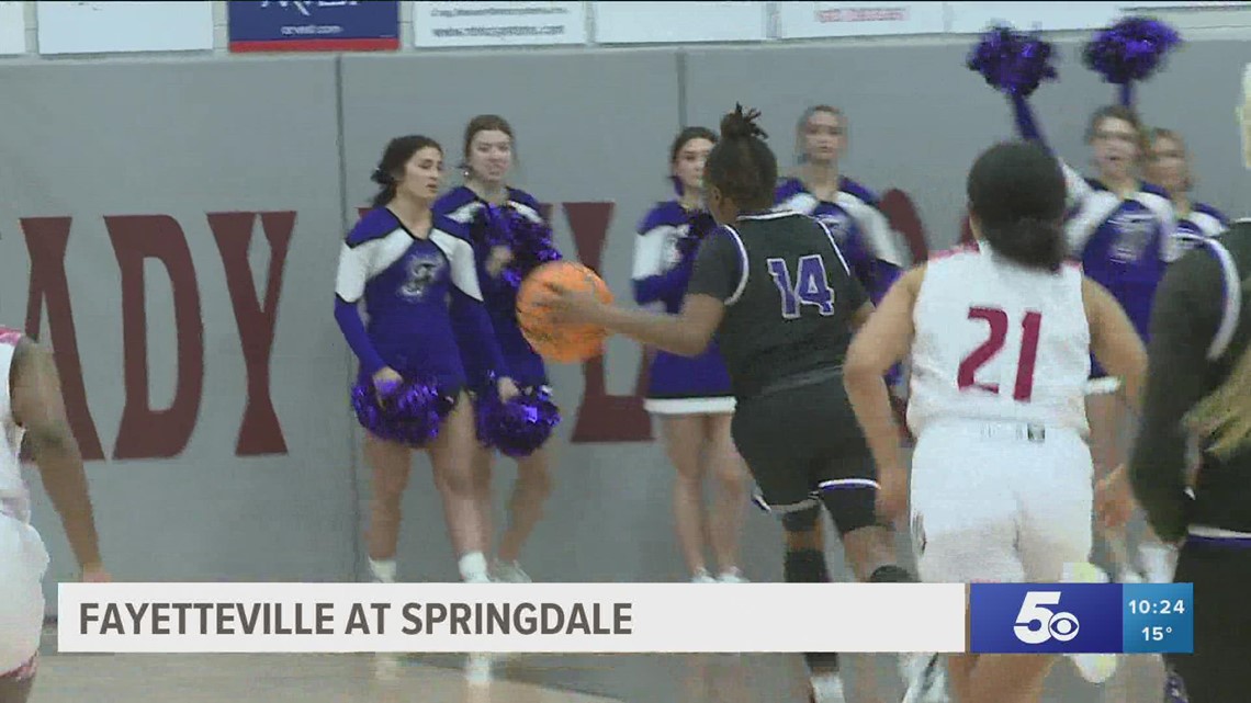 Fayetteville girls basketball cruises to win at Springdale